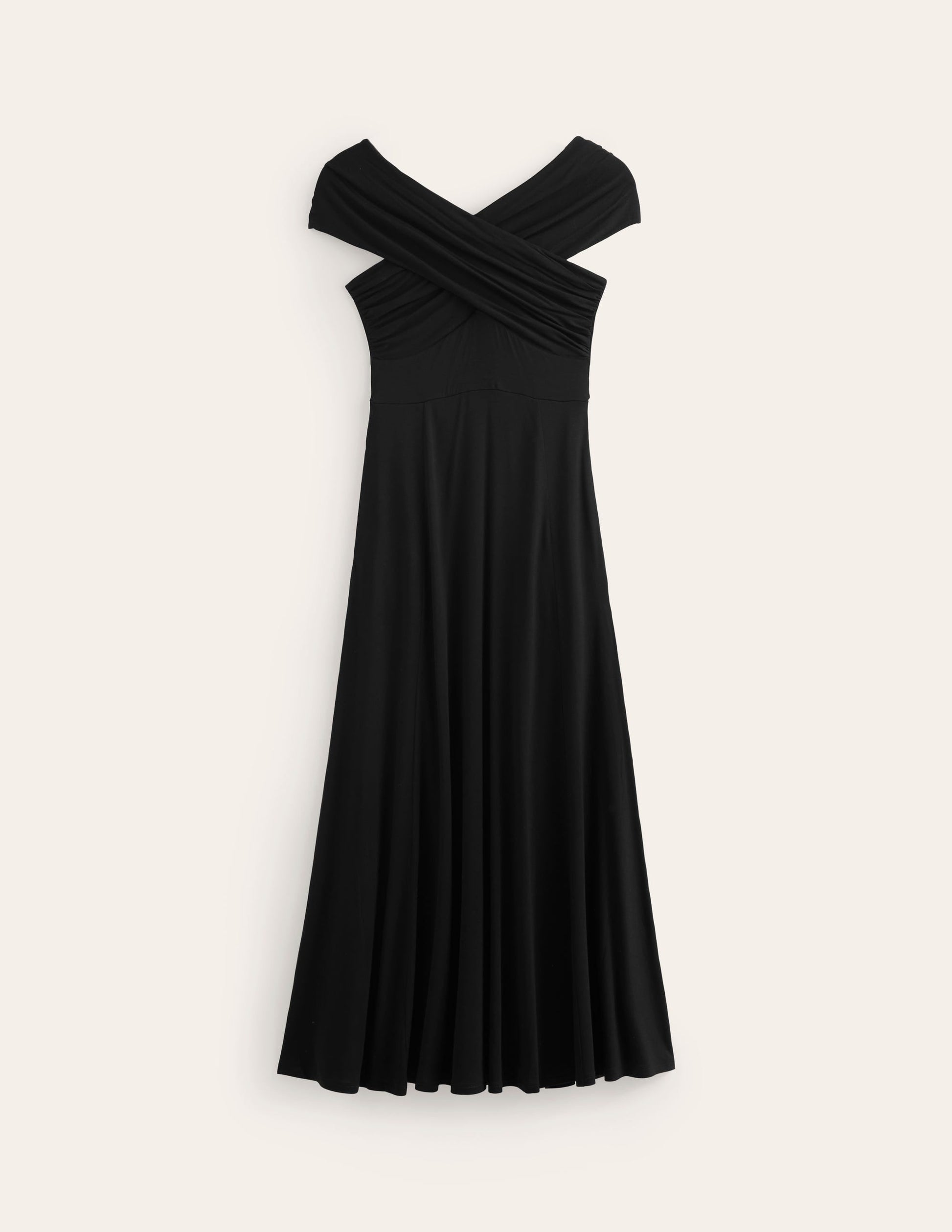 Bardot Jersey Maxi Dress-Black-5