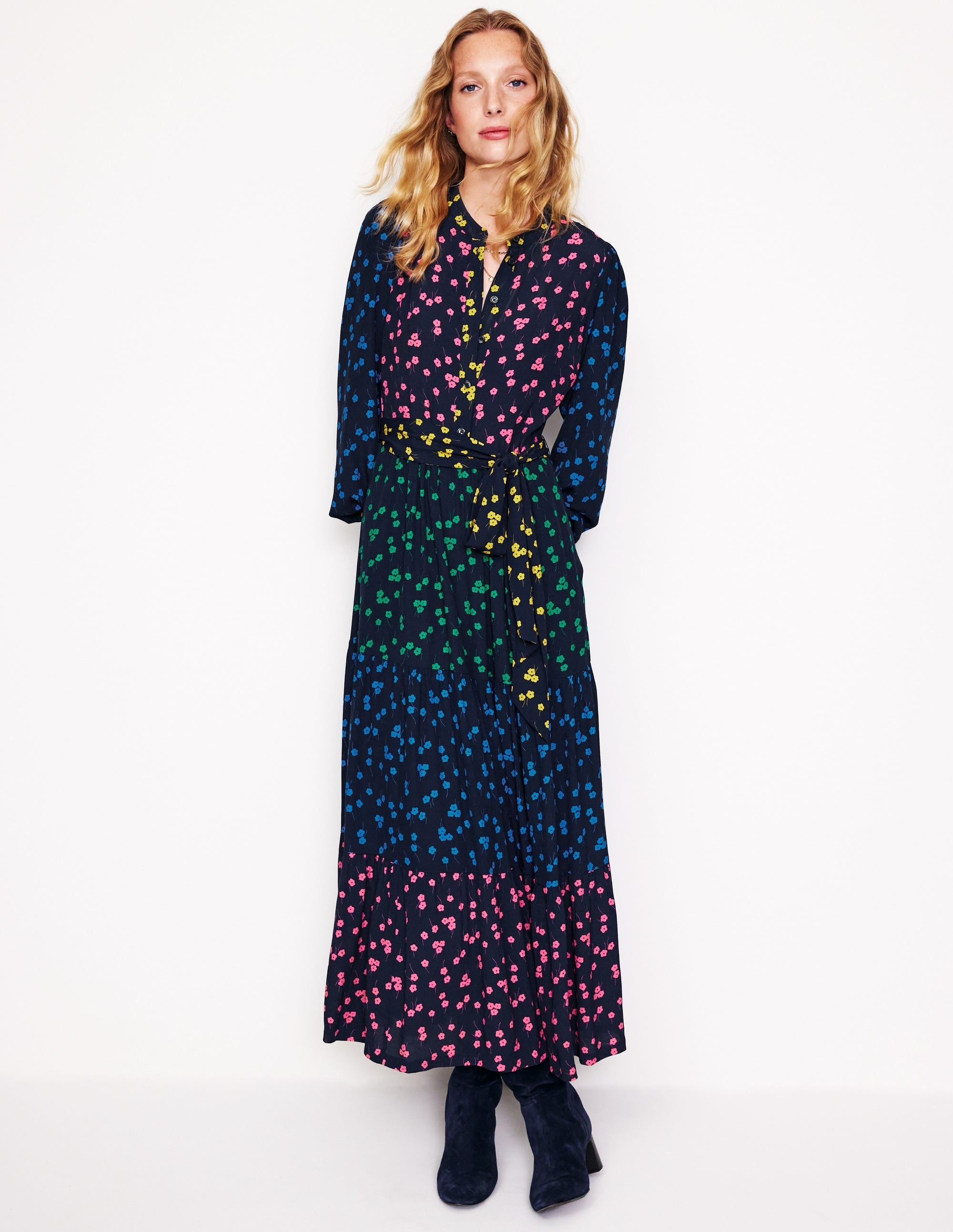 Alba Viscose Maxi Dress-Fruit Dove, Fall Spring - Image 1