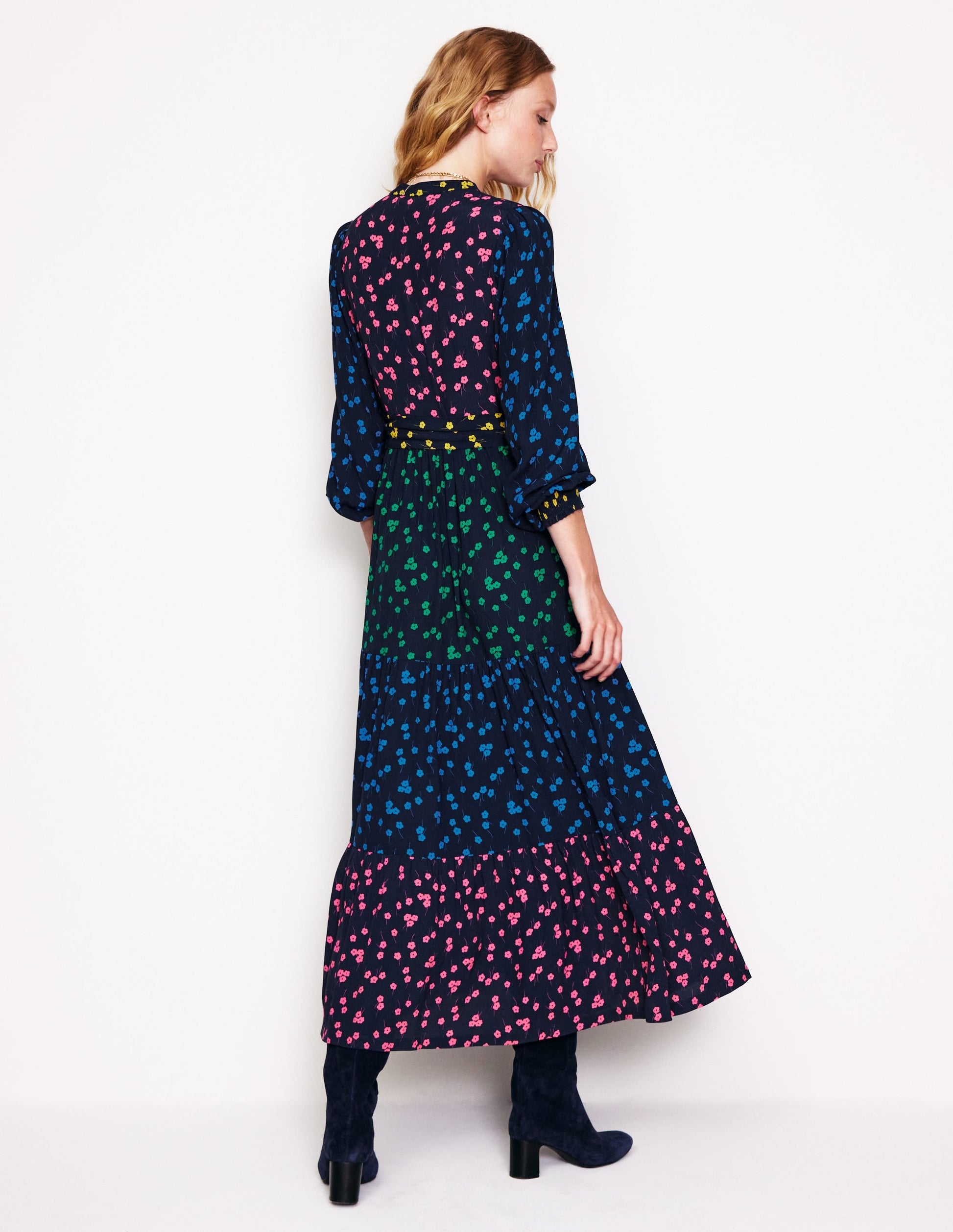 Alba Viscose Maxi Dress-Fruit Dove, Fall Spring-3