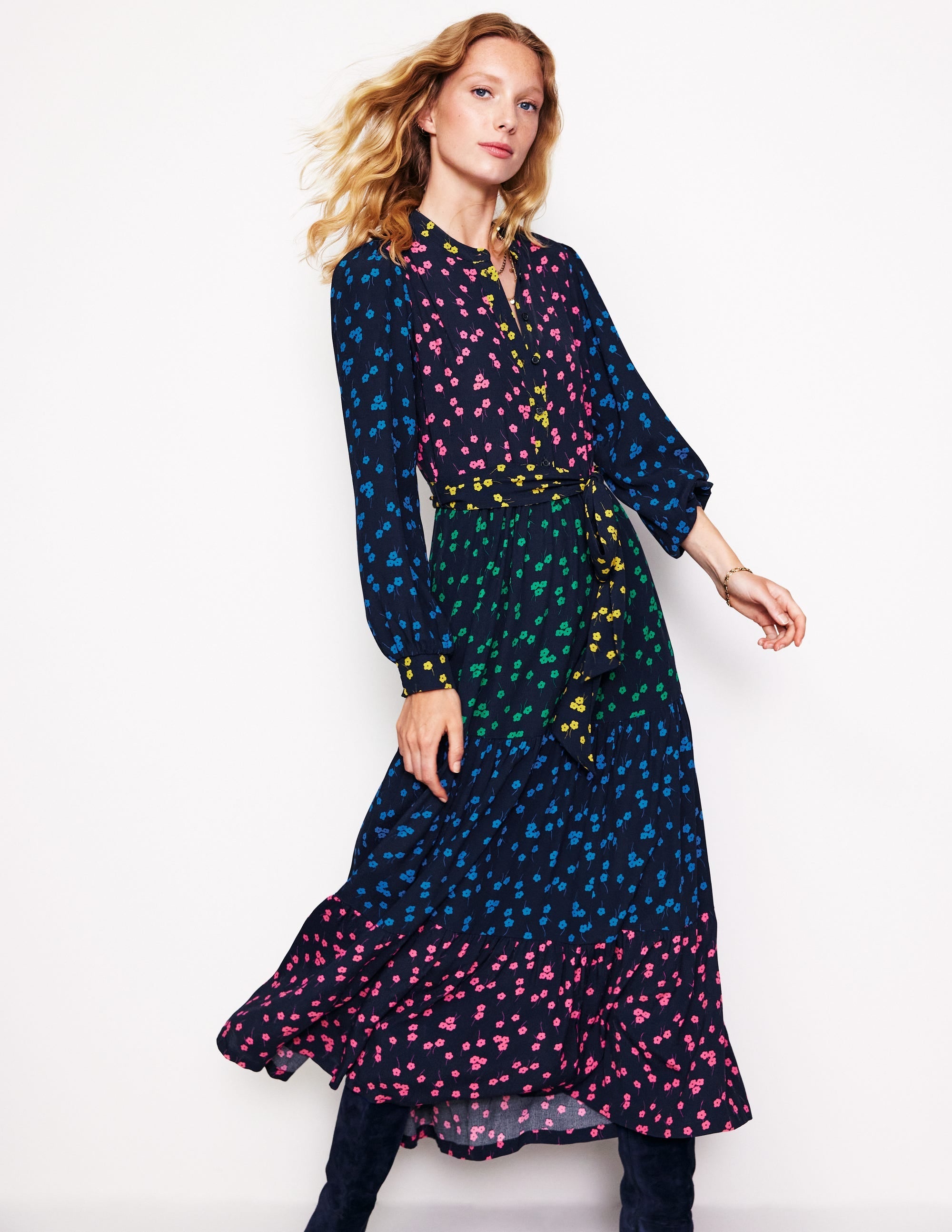 Alba Viscose Maxi Dress-Fruit Dove, Fall Spring - Image 4