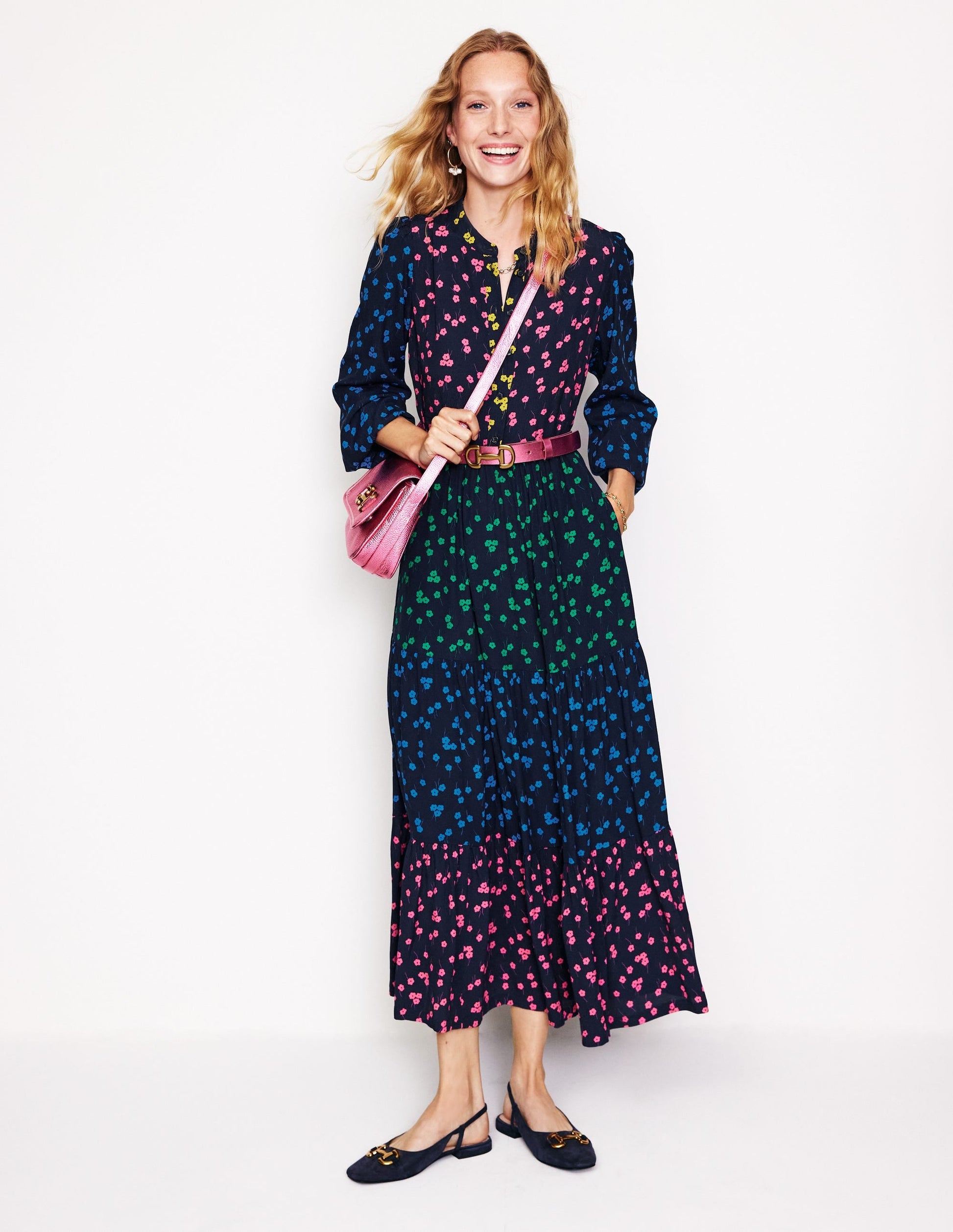 Alba Viscose Maxi Dress-Fruit Dove, Fall Spring-6