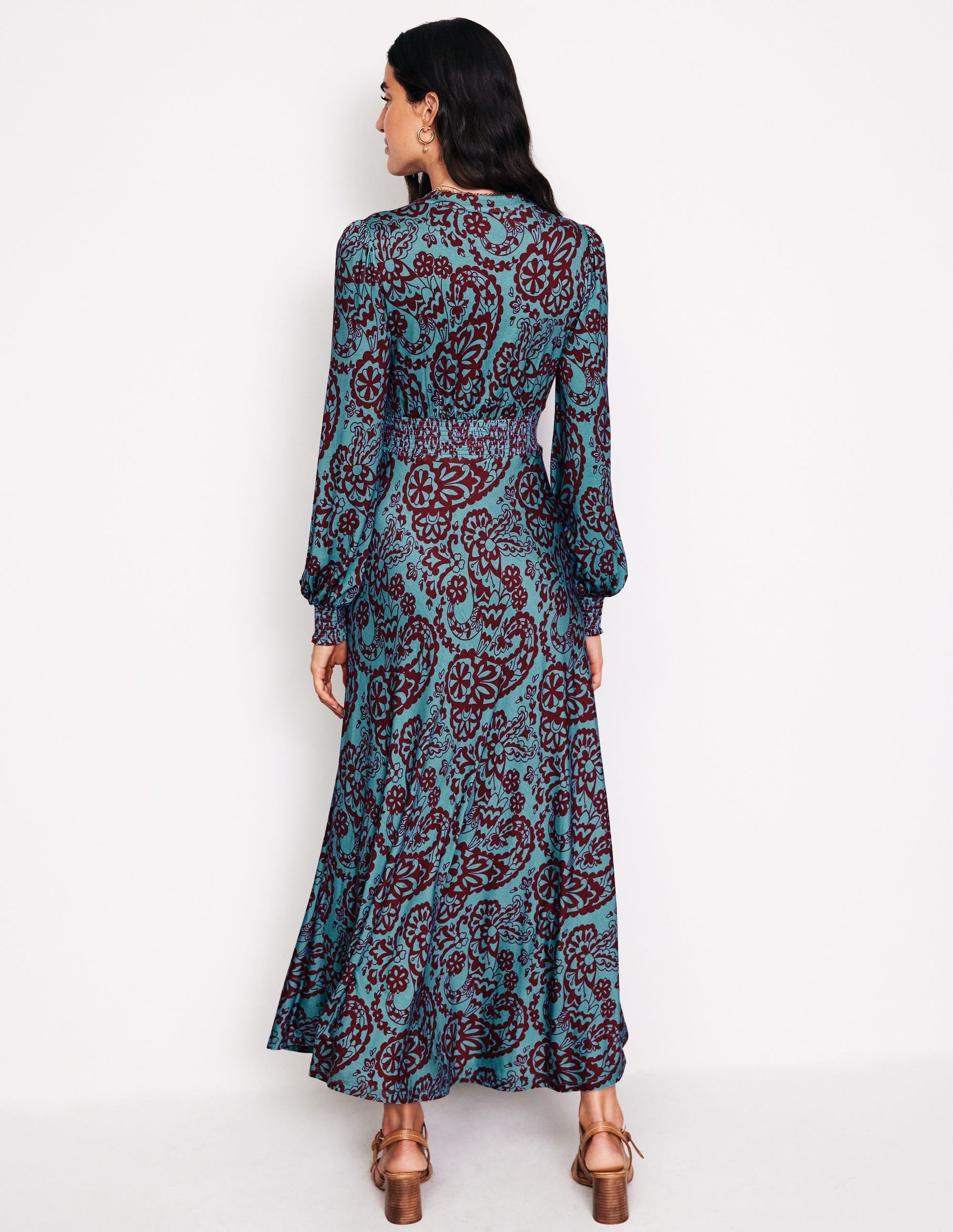 Ivy Smocked Midi Dress-DO NOT USE-3