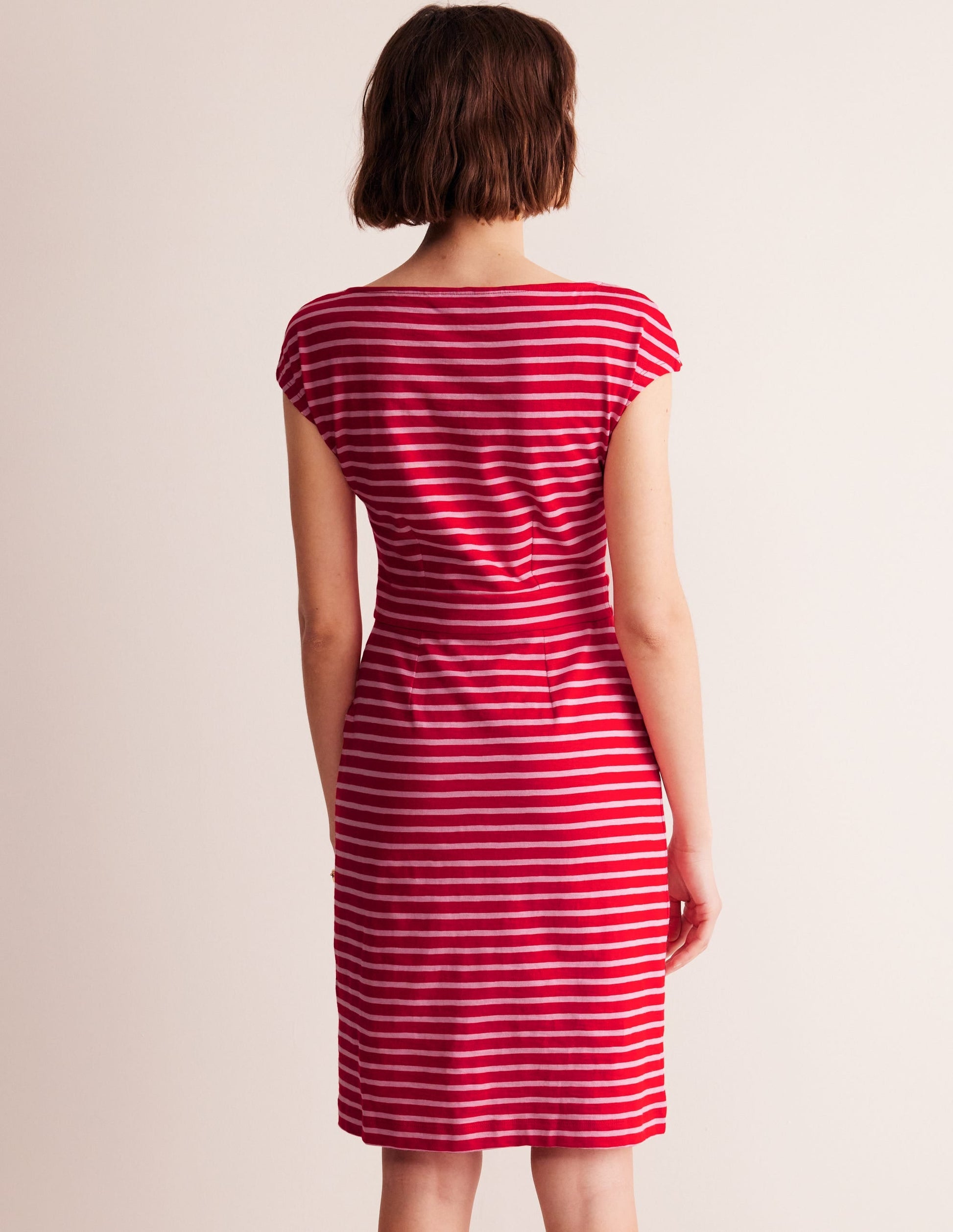 Florrie Jersey Dress-Rouge, Lilac Stripe-3
