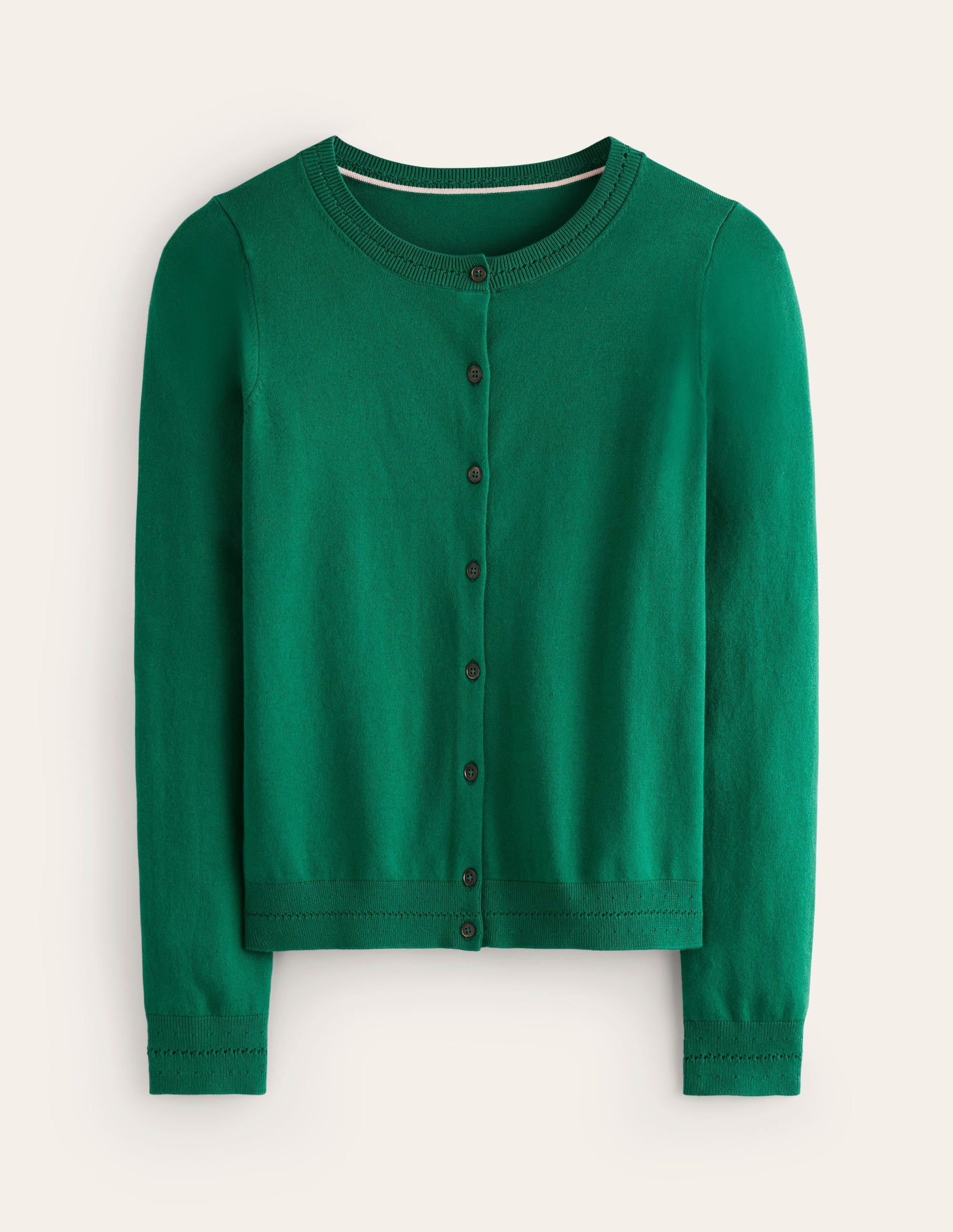 Catriona Cotton Cardigan-Malachite Green-5