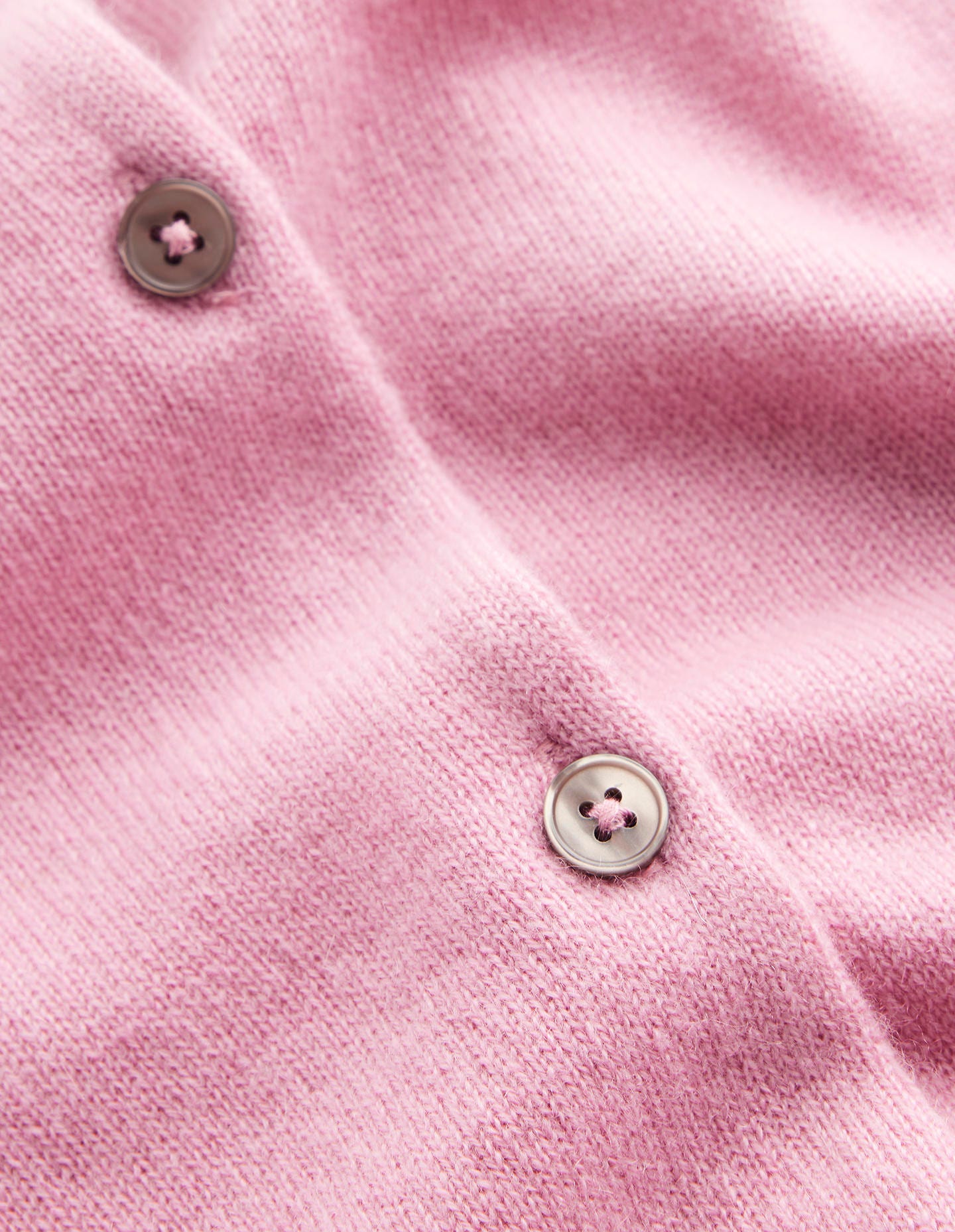 Eva Cashmere Crew Cardigan-Old Rose Pink-6