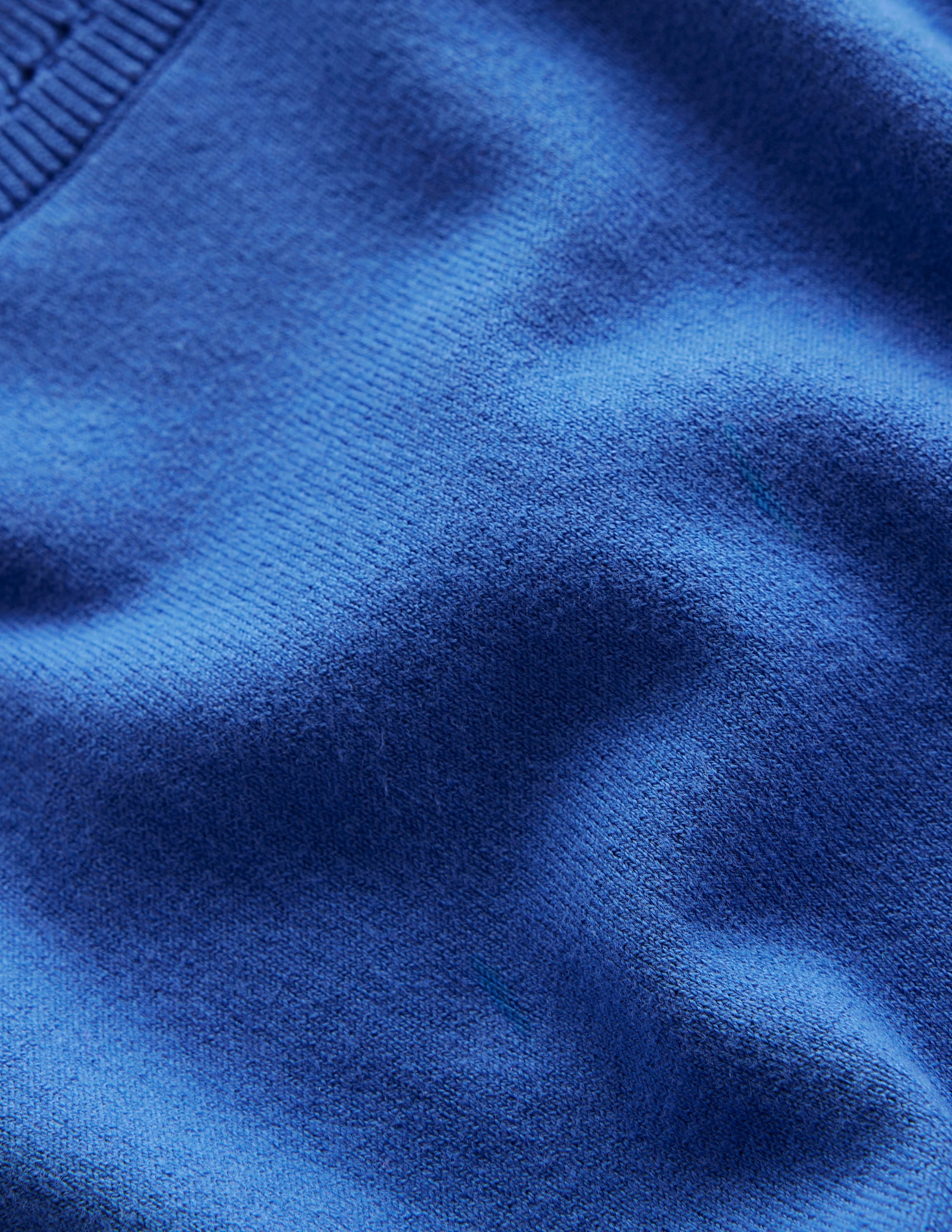 Catriona Crew Neck Cotton Tank-Blue Jay - Image 7