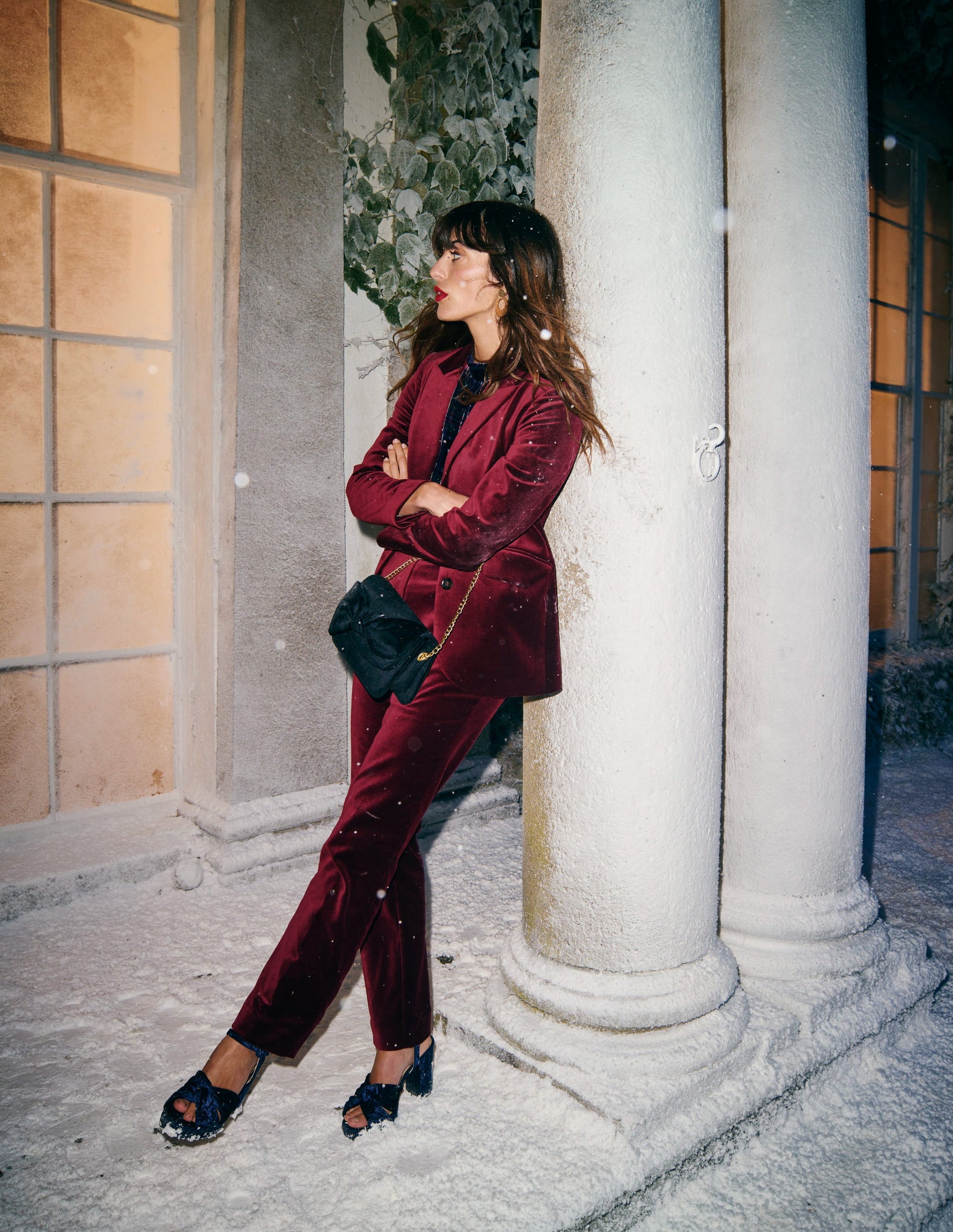 Kew Velvet Trousers-Cabernet-5