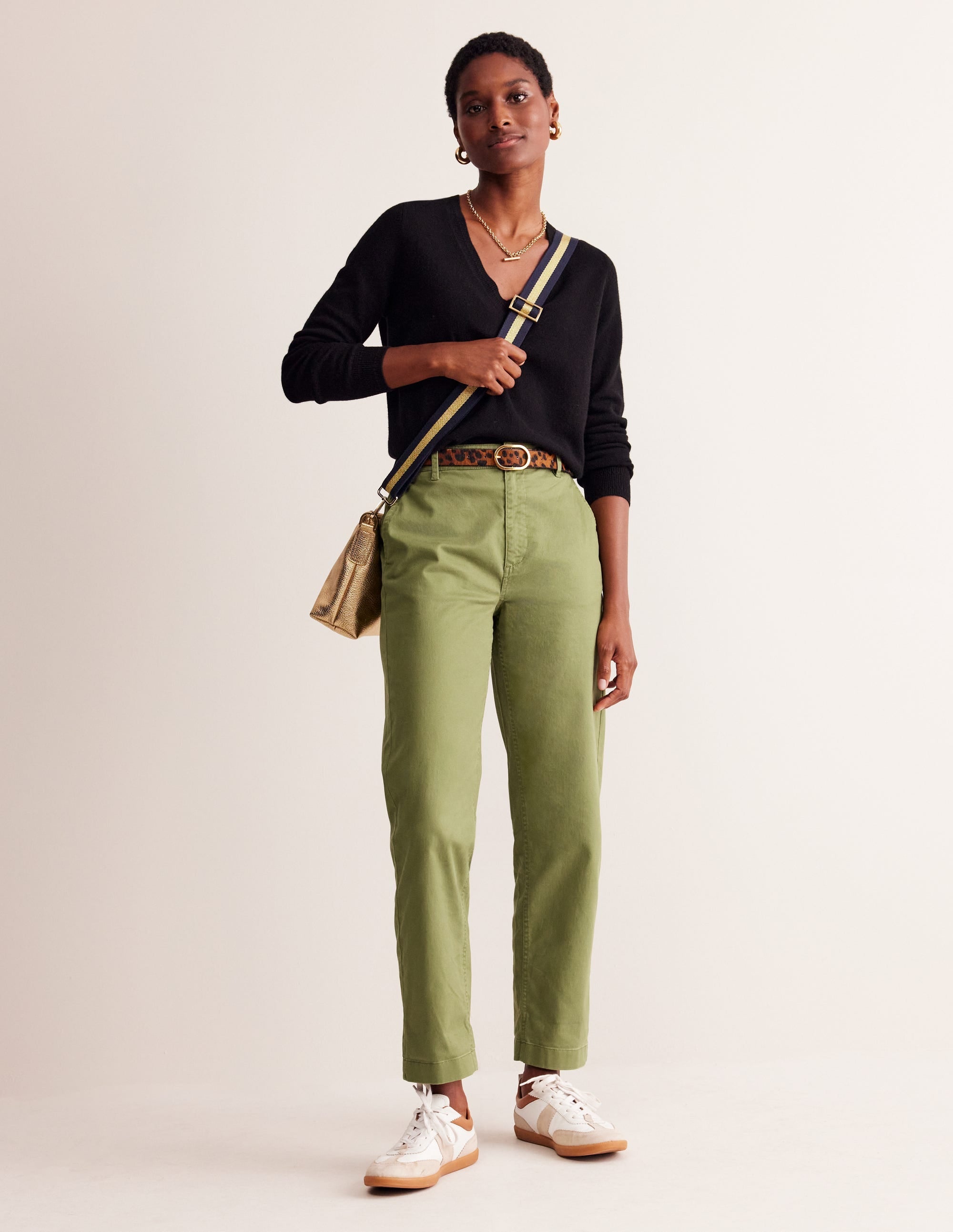 Barnsbury Chino Trousers-Mayfly - Image 1