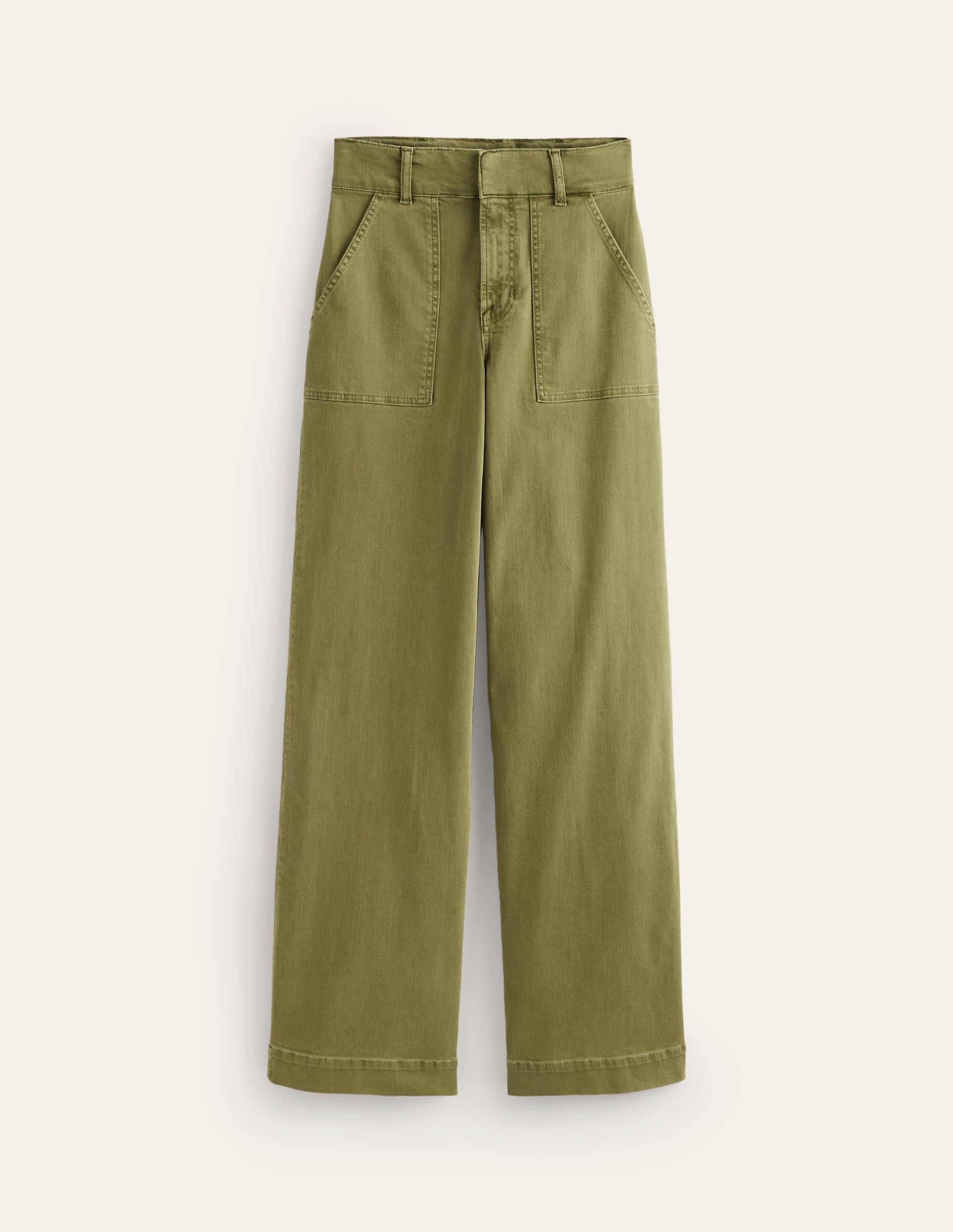 Wide Leg Cargo Trousers-Oregano - Image 6
