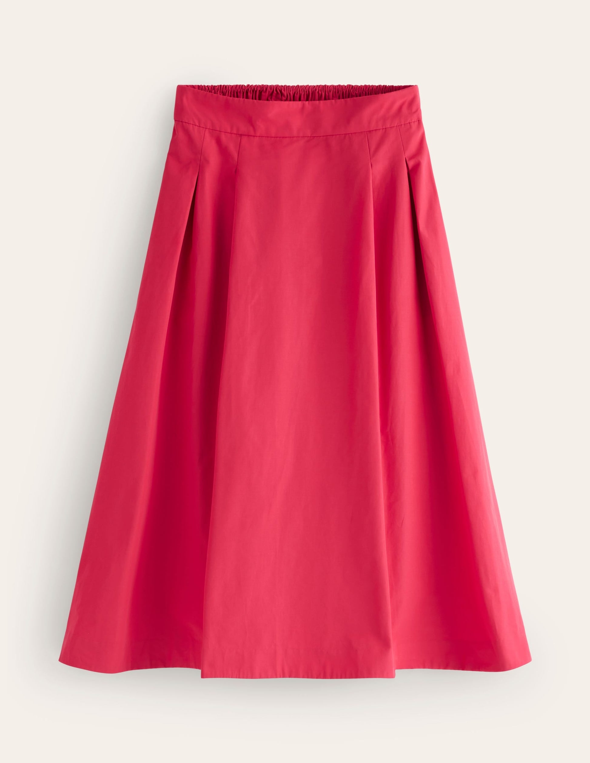 Isabella Taffeta Midi Skirt-Cherry Jam-6