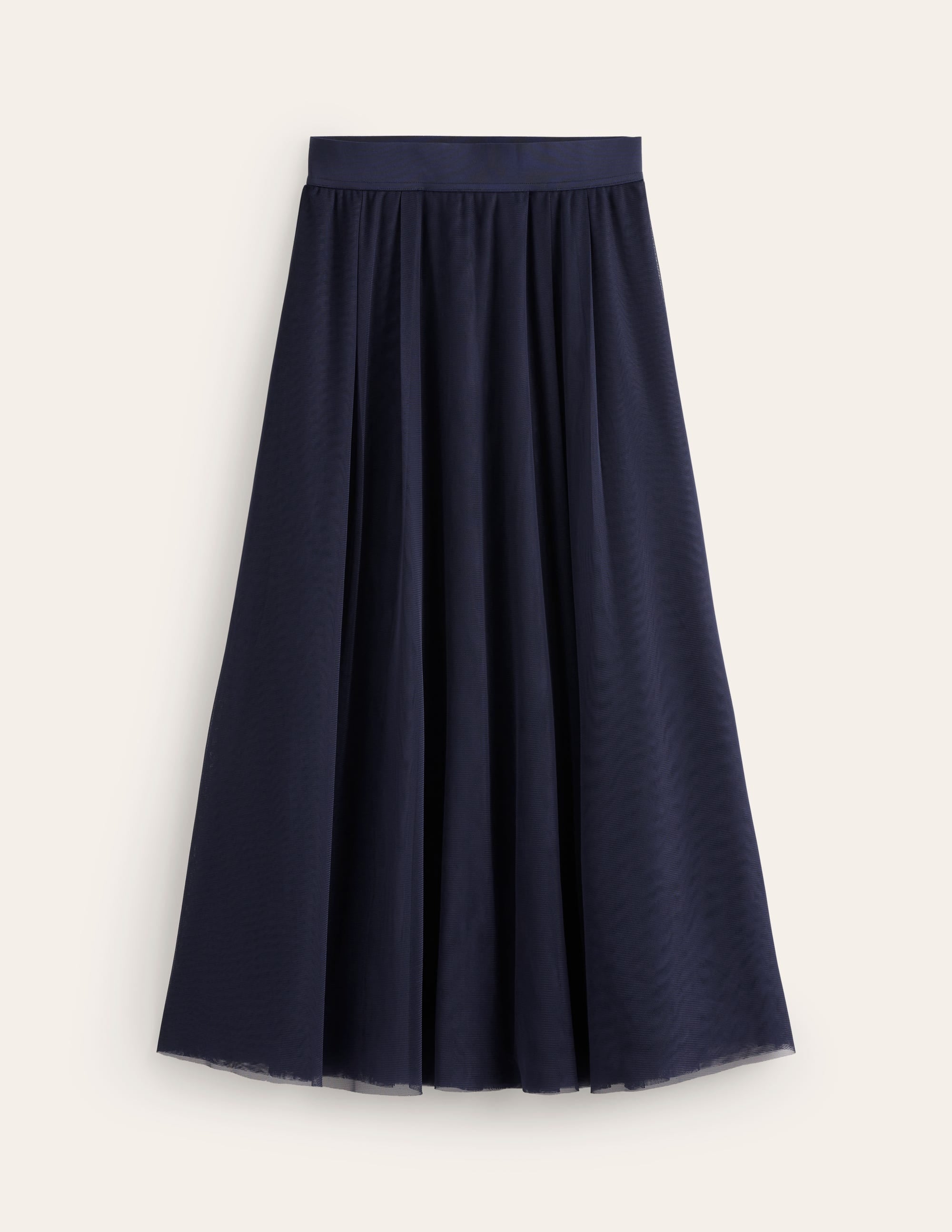 Isabella Tulle Midi Skirt-Navy - Image 5