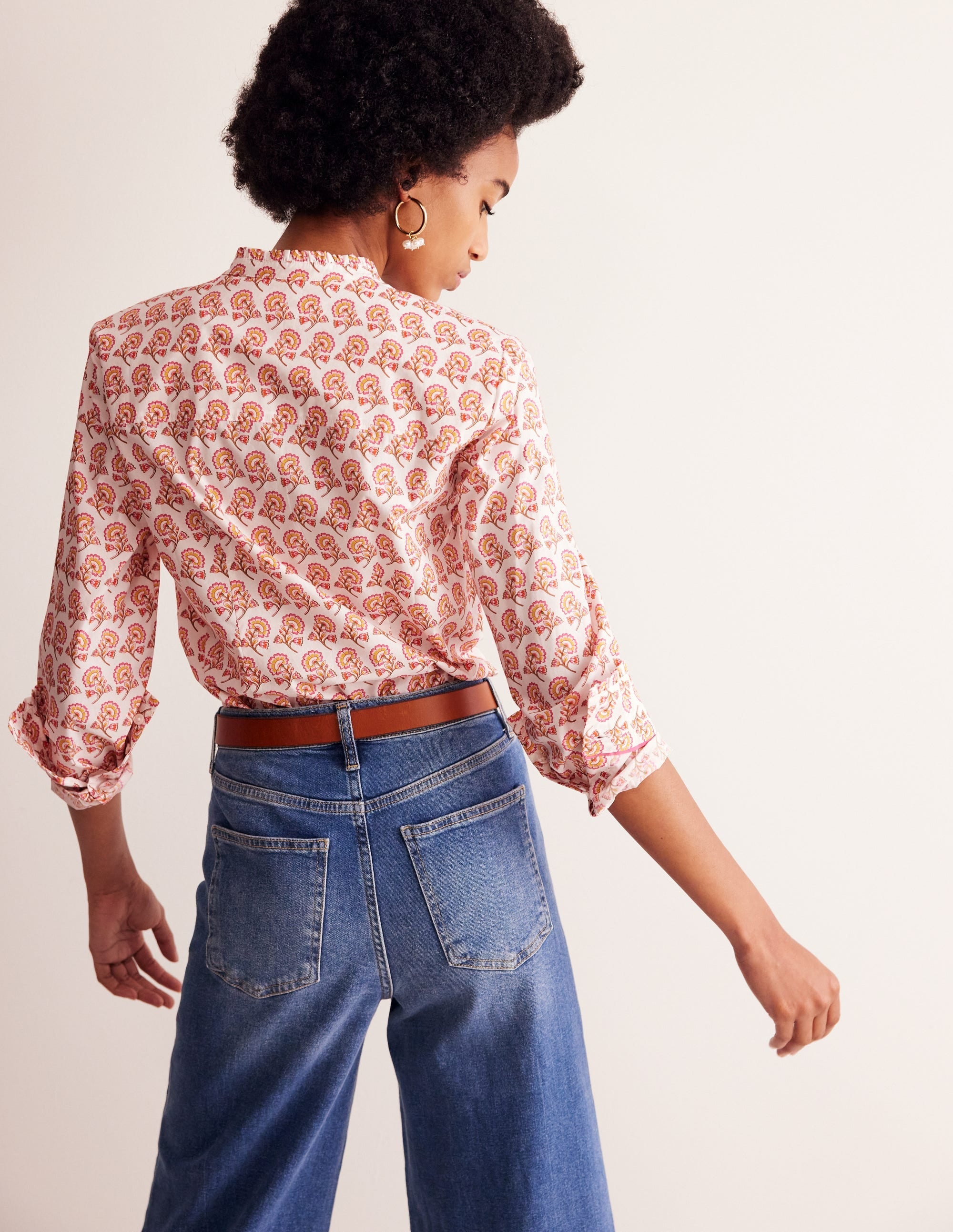 Phoebe Shirt-Ivory, Azelia SprIg - Image 3
