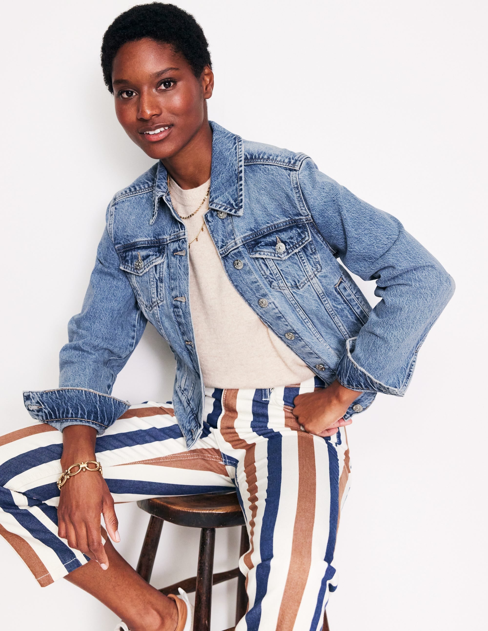 Denim Jacket-Mid Vintage - Image 1