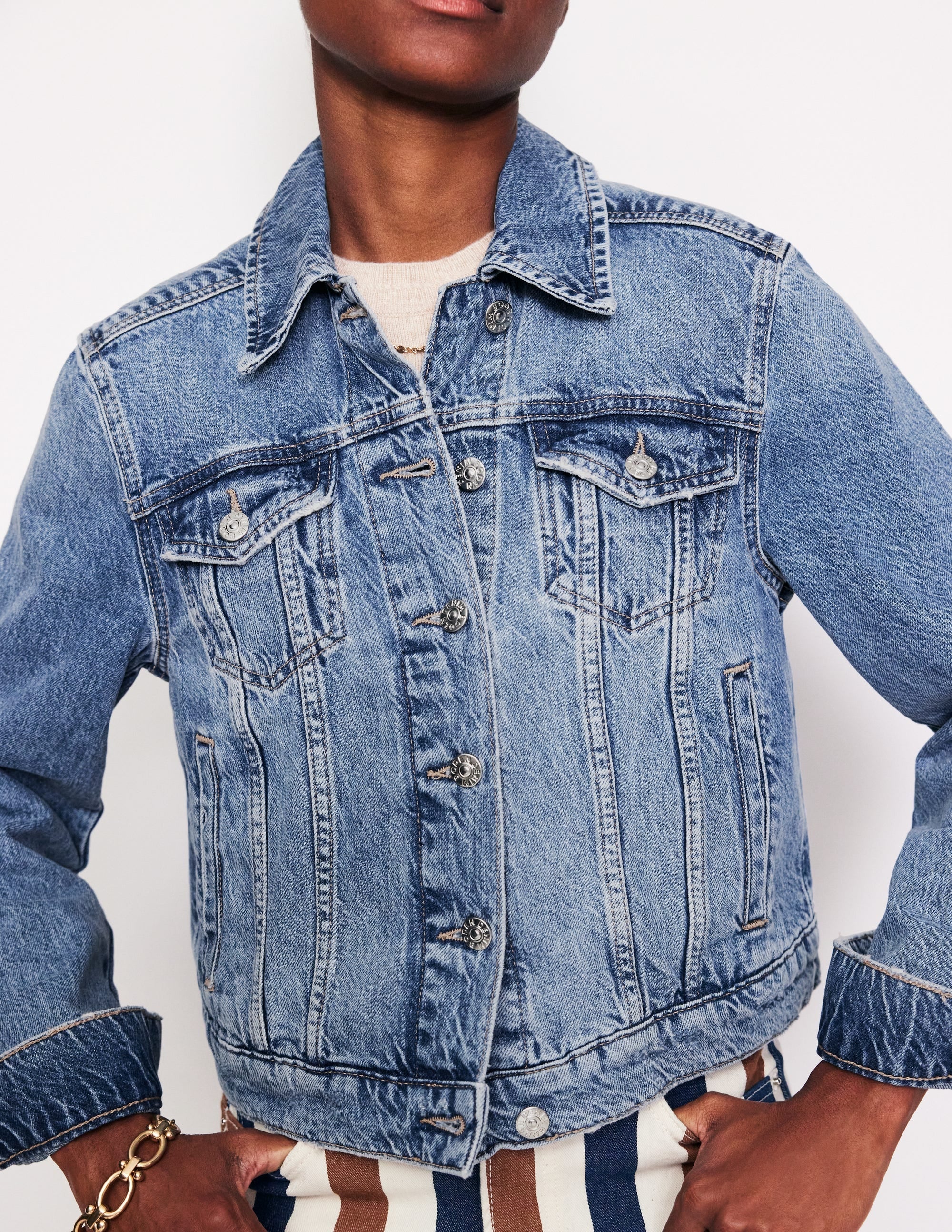 Denim Jacket-Mid Vintage - Image 2