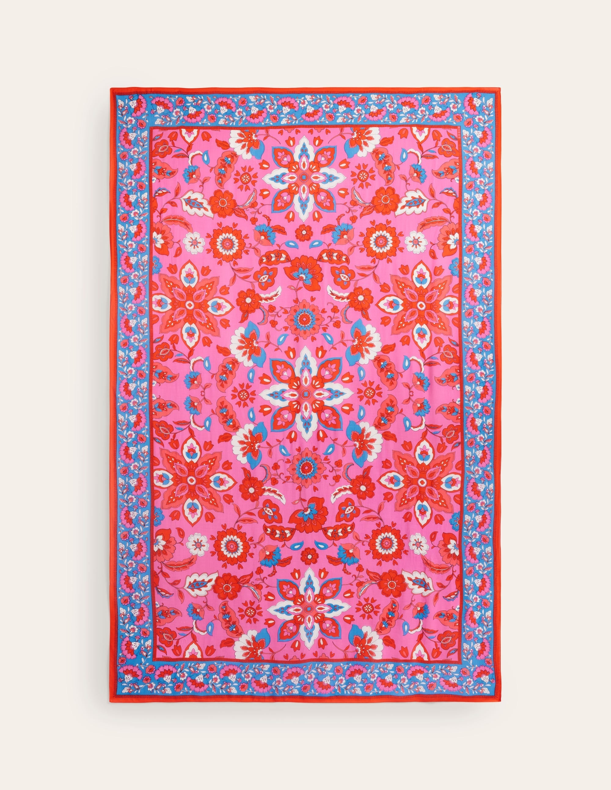 Printed Sarong Scarf-Party Pink, Botanic Sprig - Image 5