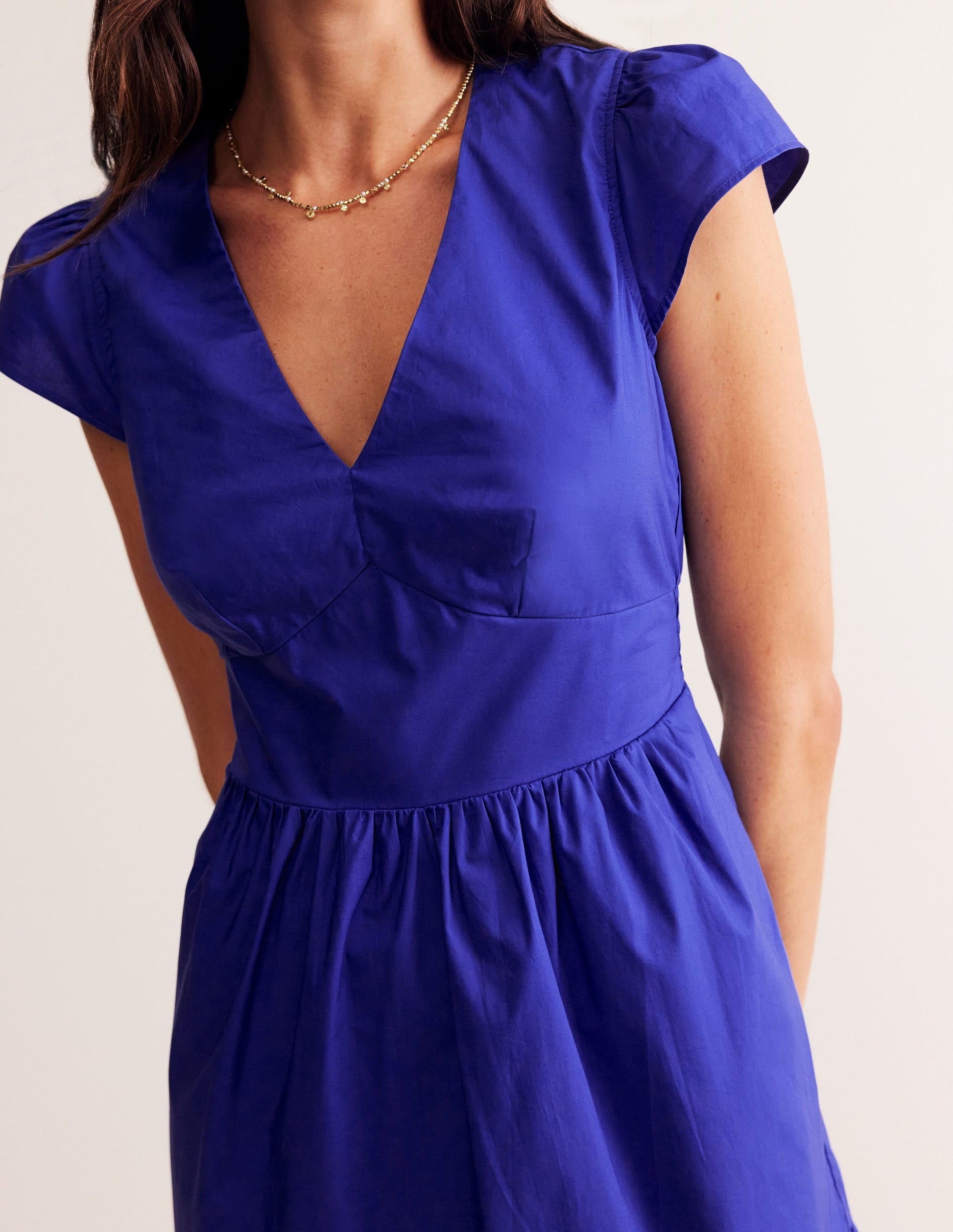 May Cotton Midi Tea Dress-Surf The Web-2
