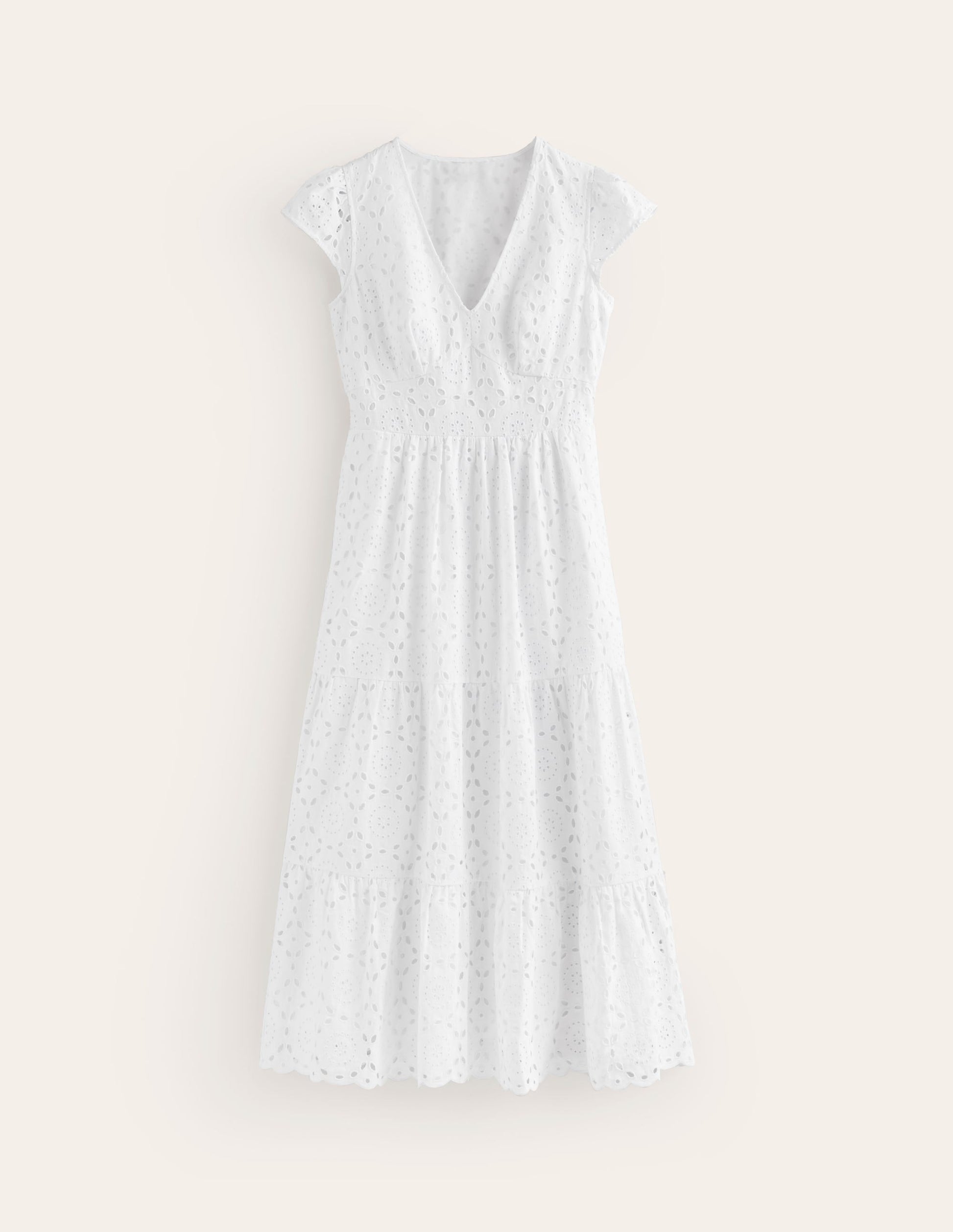 May Broderie Midi Tea Dress-White-6