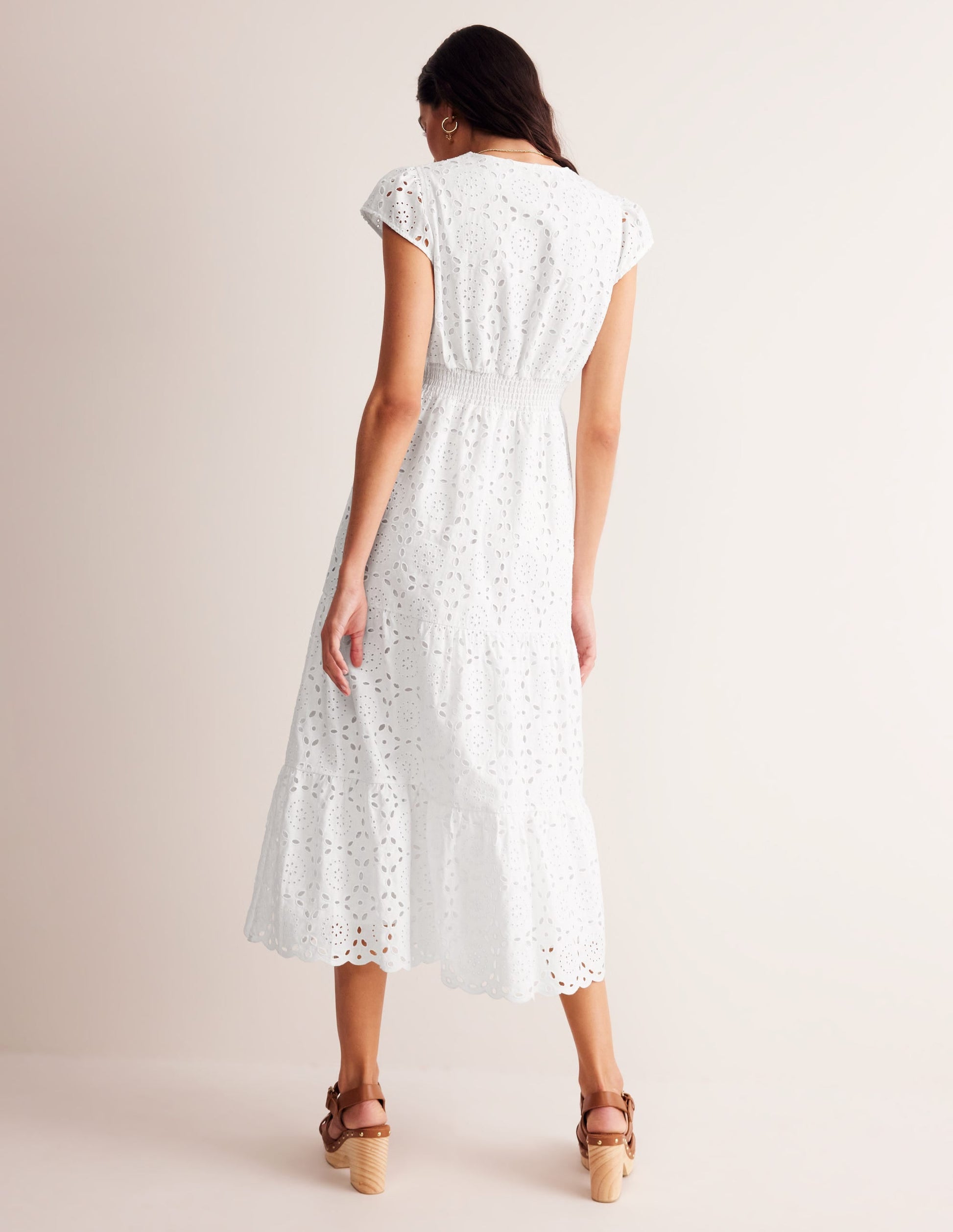 May Broderie Midi Tea Dress-White-3