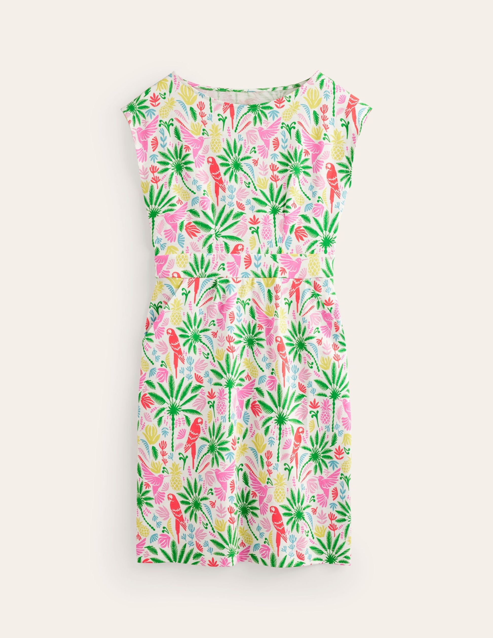 Florrie Jersey Dress-Multi, Tropical Paradise-5