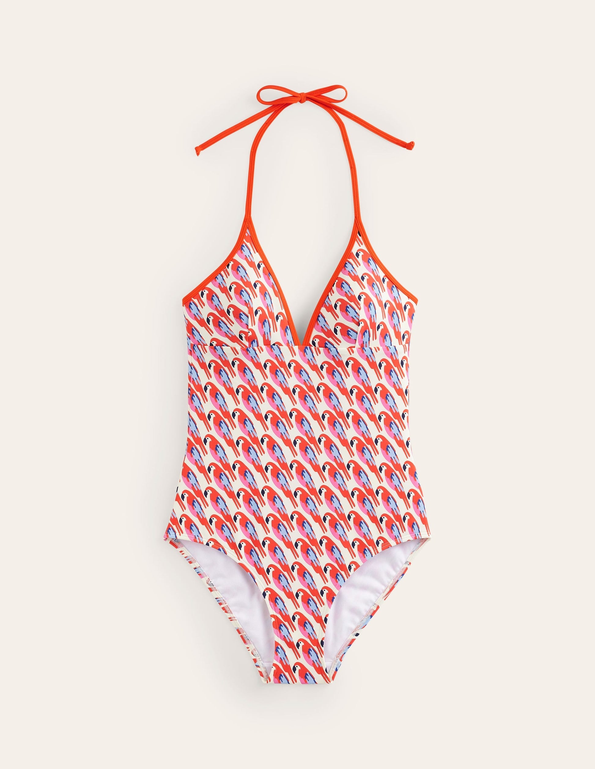 Como String  Swimsuit-Multi, Tropical Parrot-5