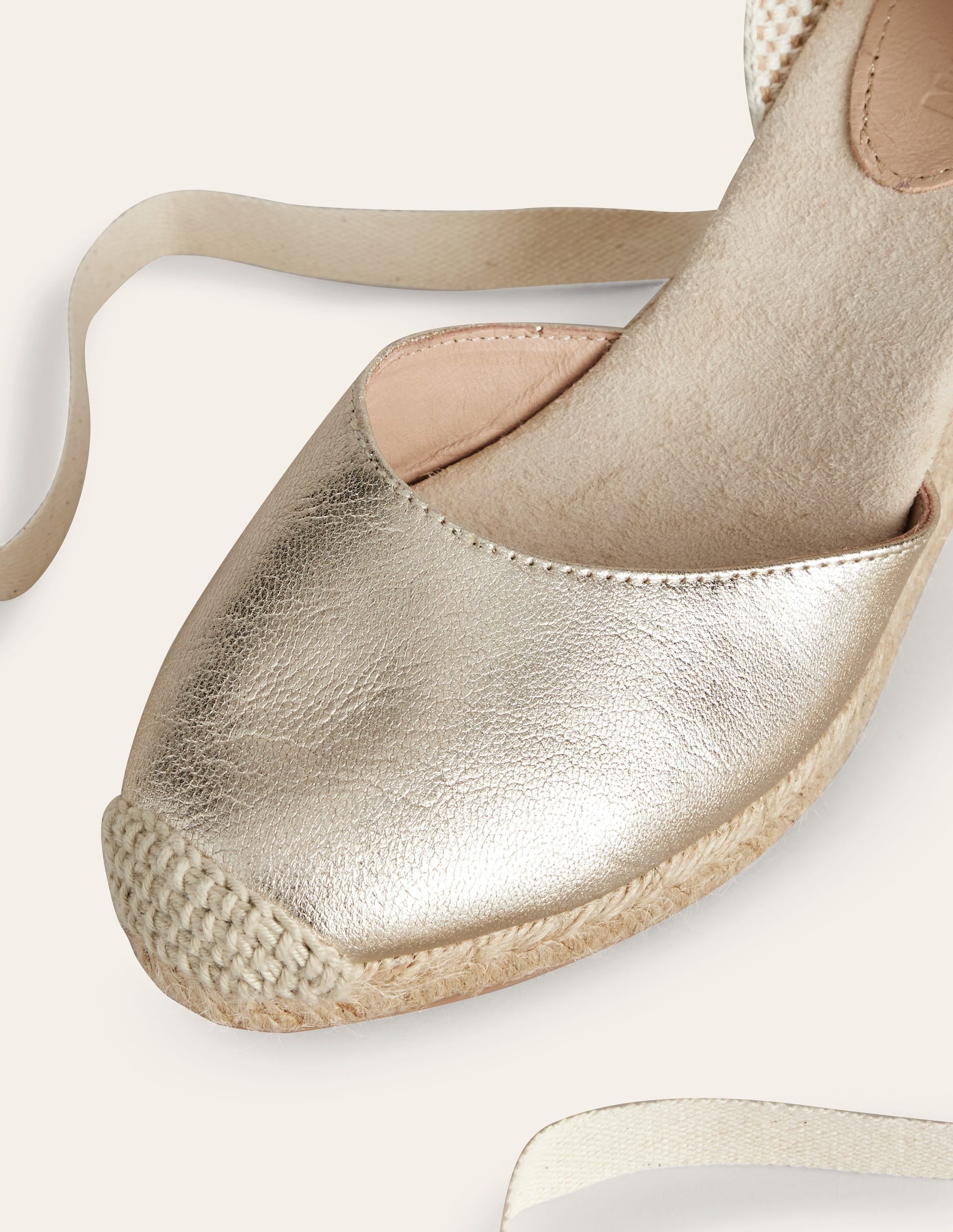 Cassie Espadrille Wedge-Gold-4