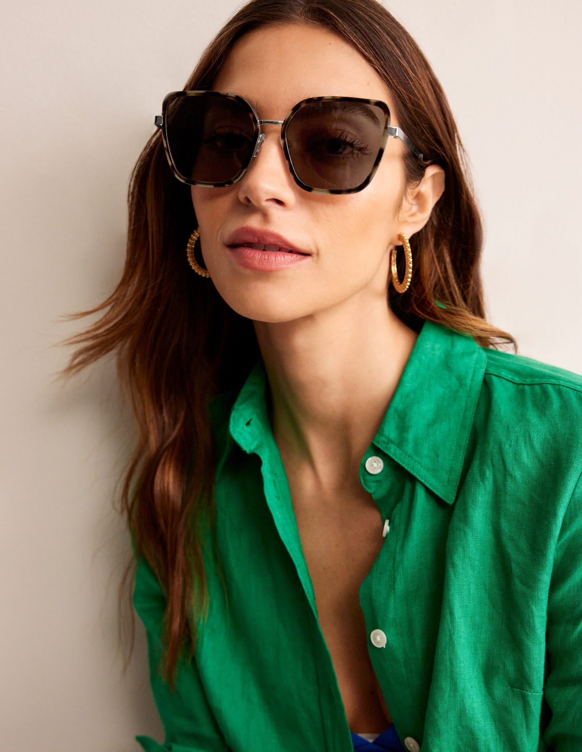 Angular Sunglasses-Tort-1