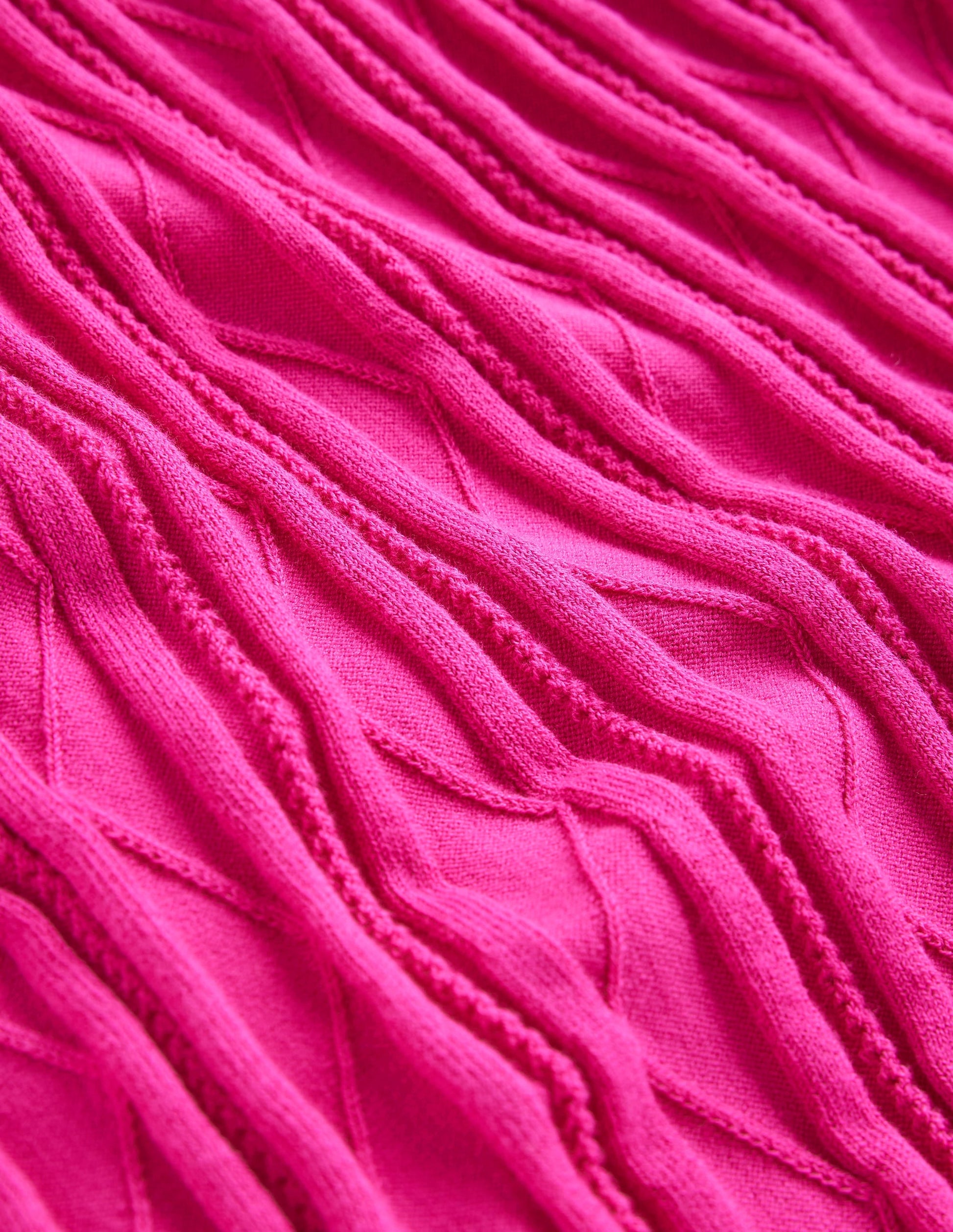 Imogen Empire Knitted Dress-Rose Violet-6