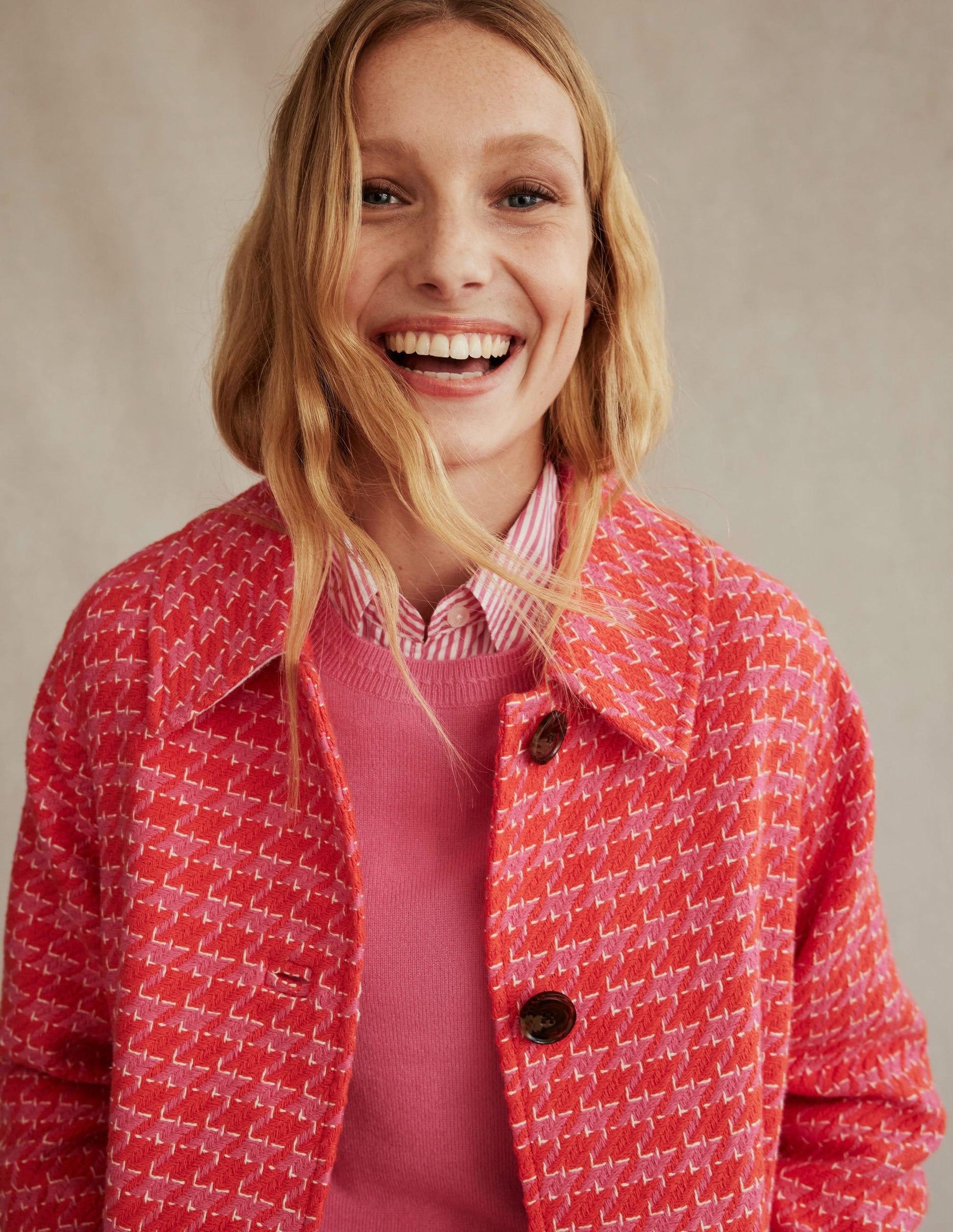 Eva Cashmere Crew Neck Jumper-Orchid Smoke Pink-5