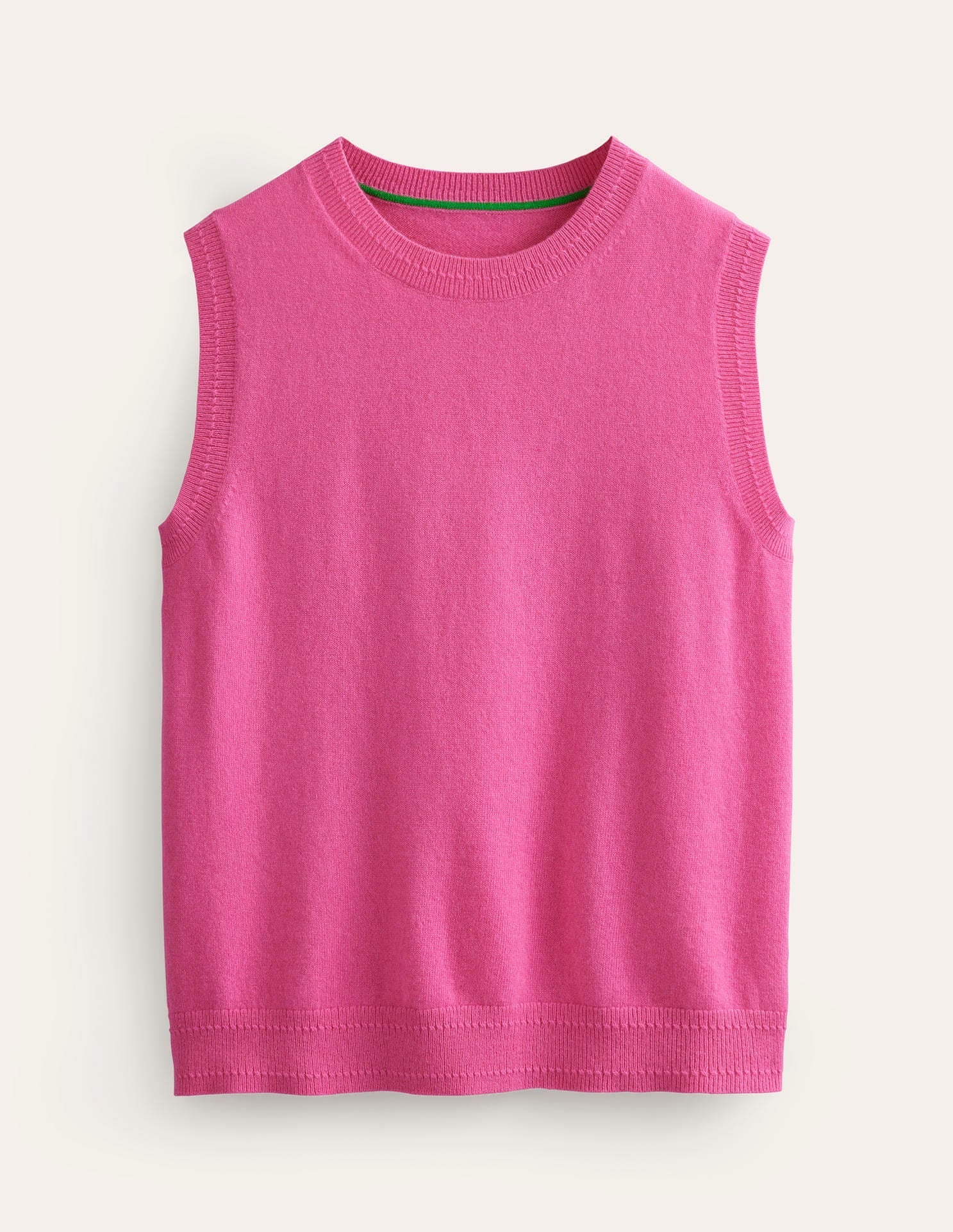Eva Cashmere Tank-Party Pink - Image 5