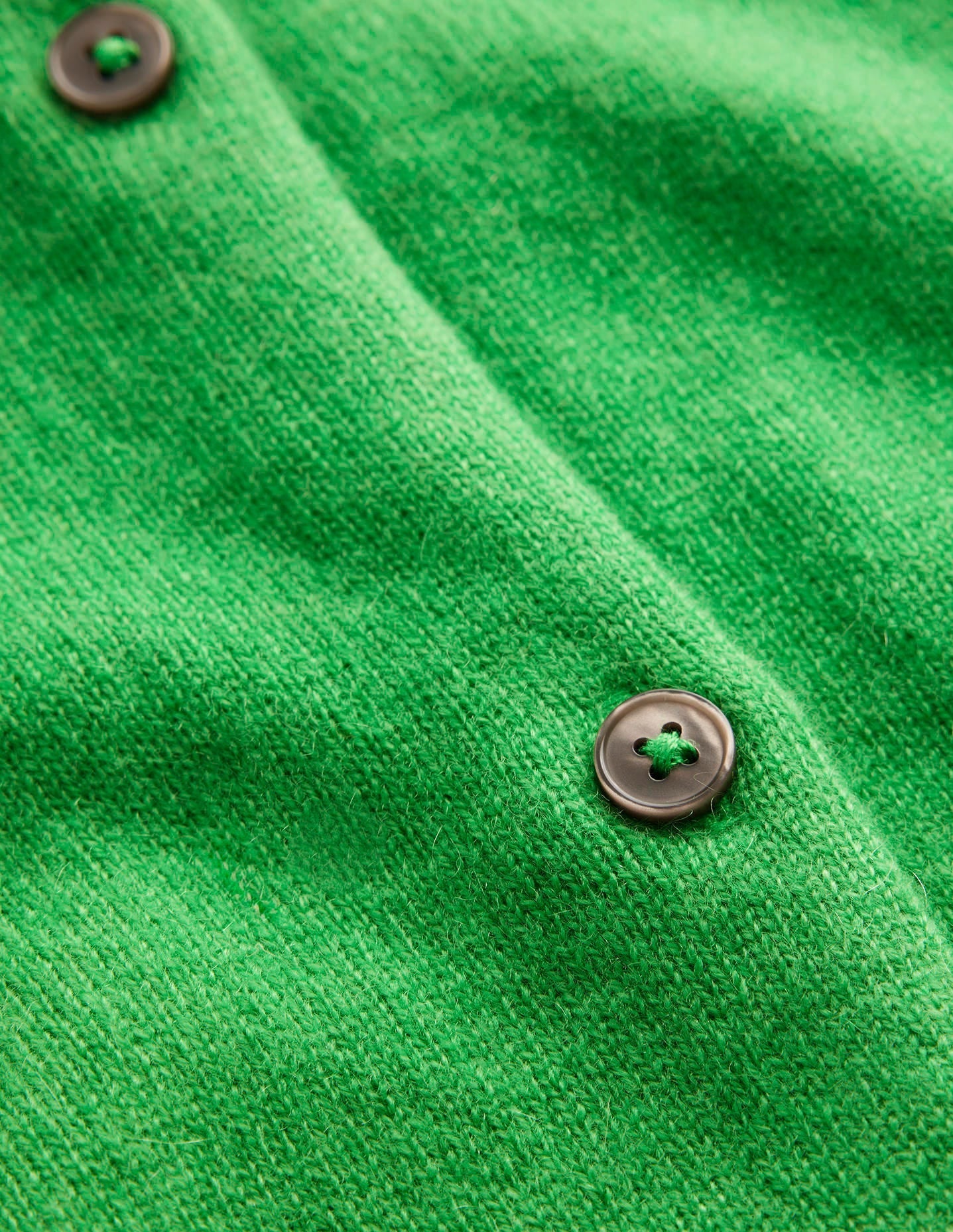 Eva Kaschmir-Cardigan mit Rundhalsausschnitt-Strahlendes Grün-2
