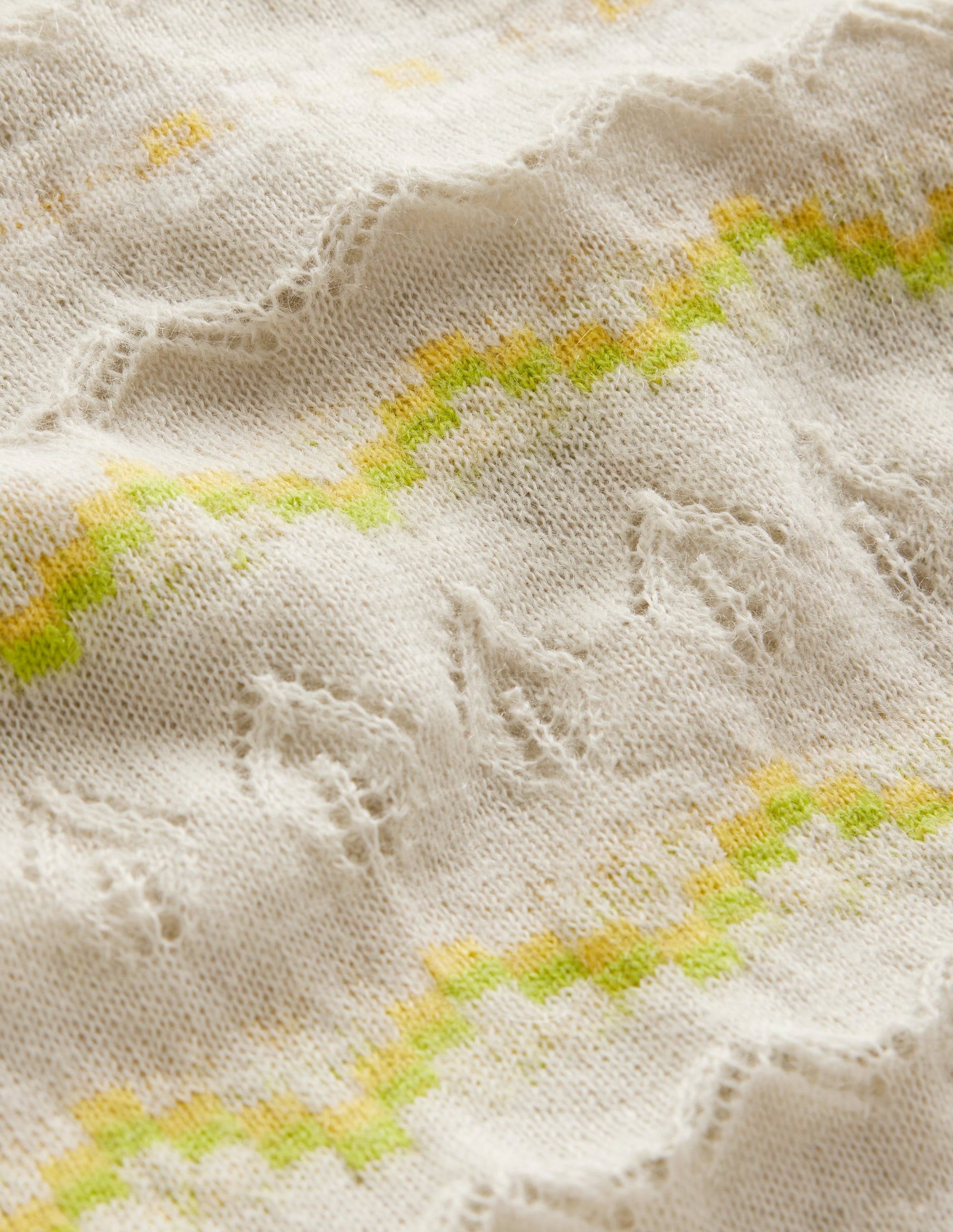 Fair Isle Fluffy Jumper-Oatmeal Melange - Image 6