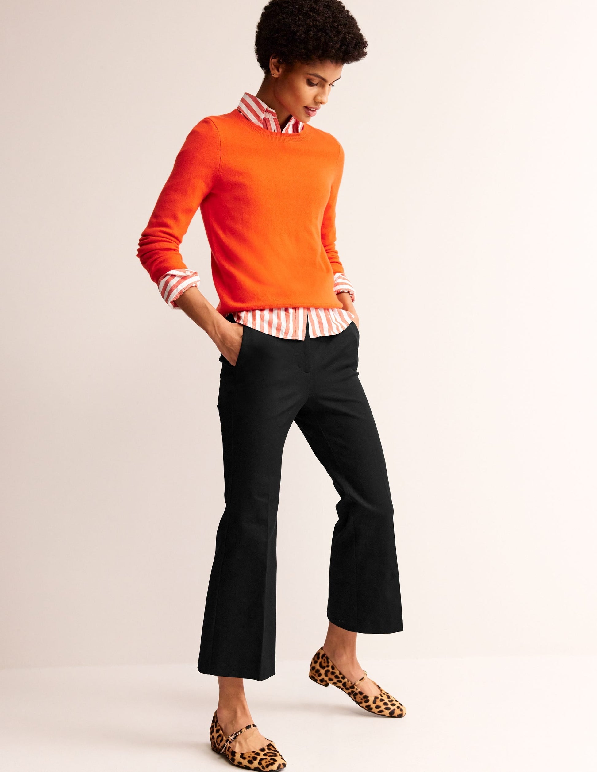 Chelsea Bi-stretch Trousers-Black-1