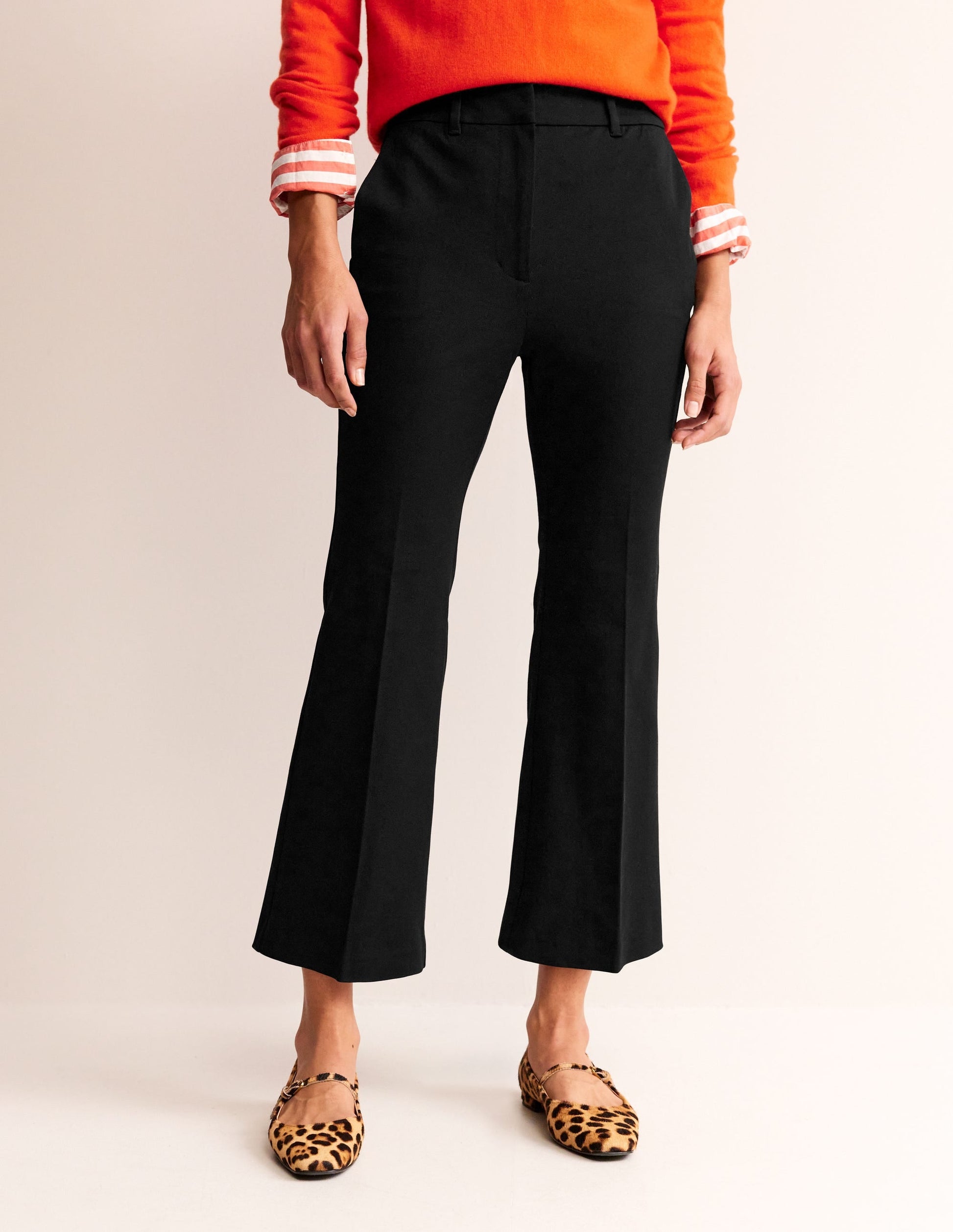 Chelsea Bi-stretch Trousers-Black-4