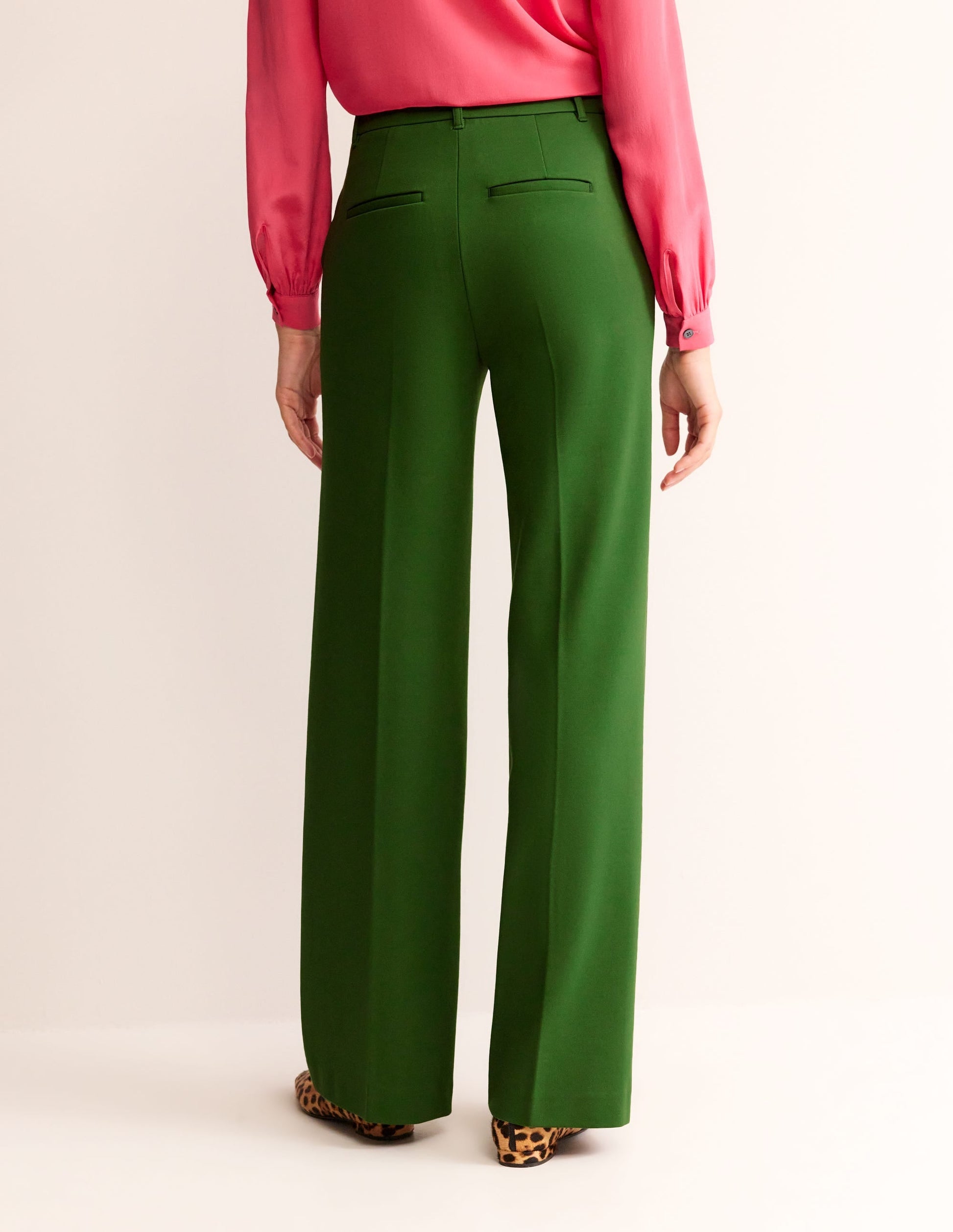 Westbourne Ponte Trousers-Winter Green-3