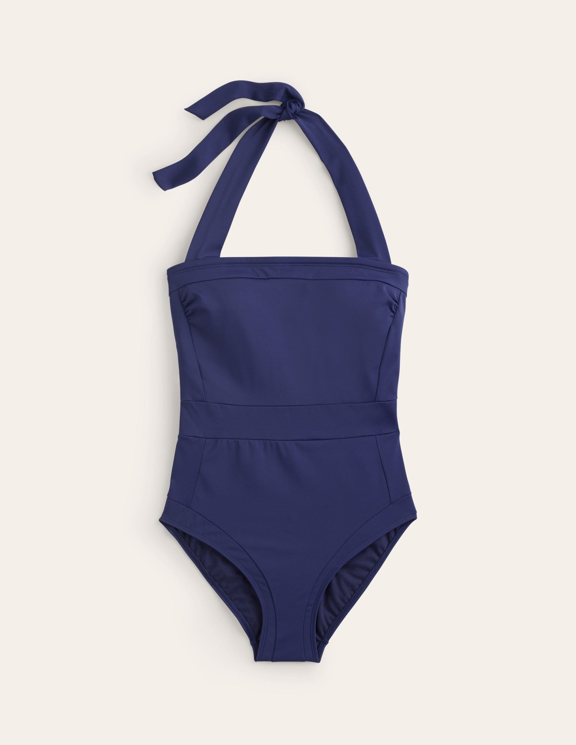 Santorini Halterneck Swimsuit-French Navy-6