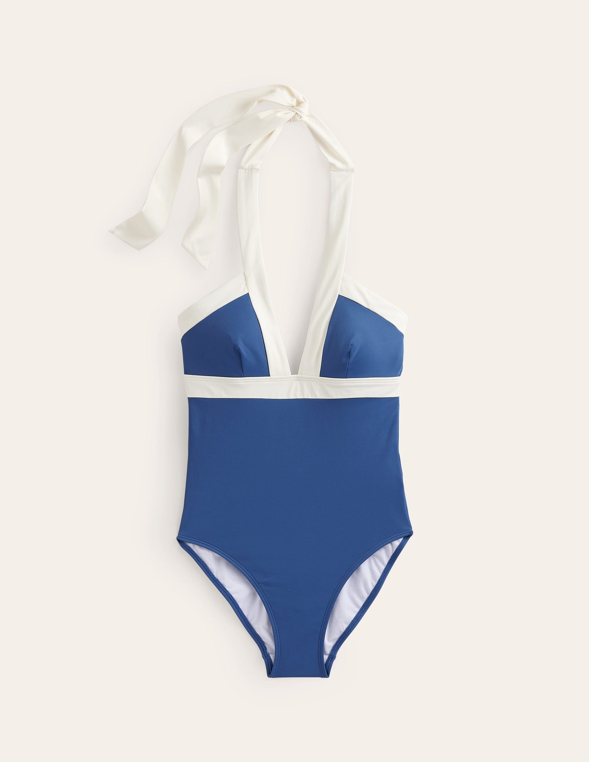 Ithaca Halter Swimsuit-Globe/ Ivory Colourblock-6