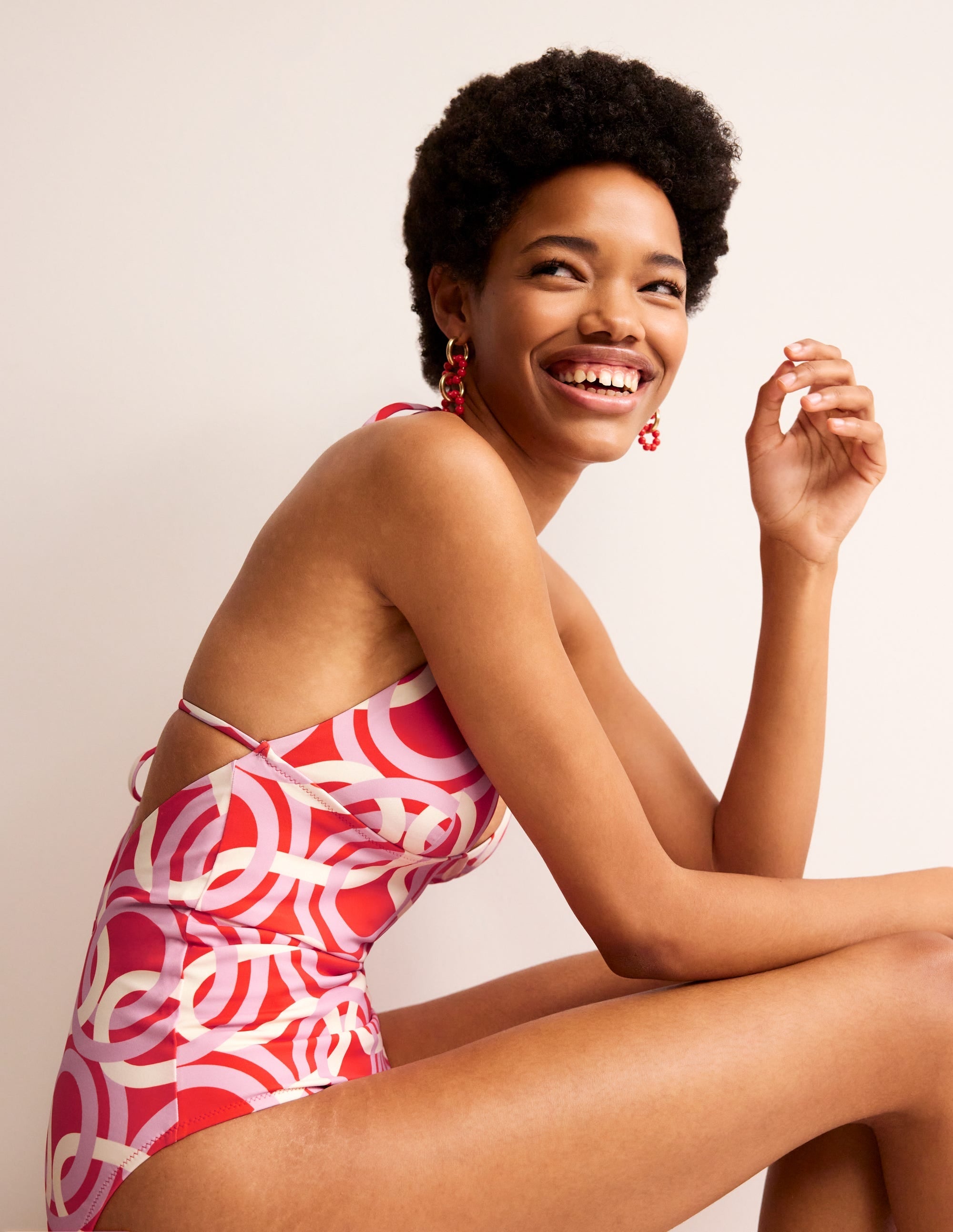 Symi String Swimsuit-Fiesta, Geo Whirl - Image 1