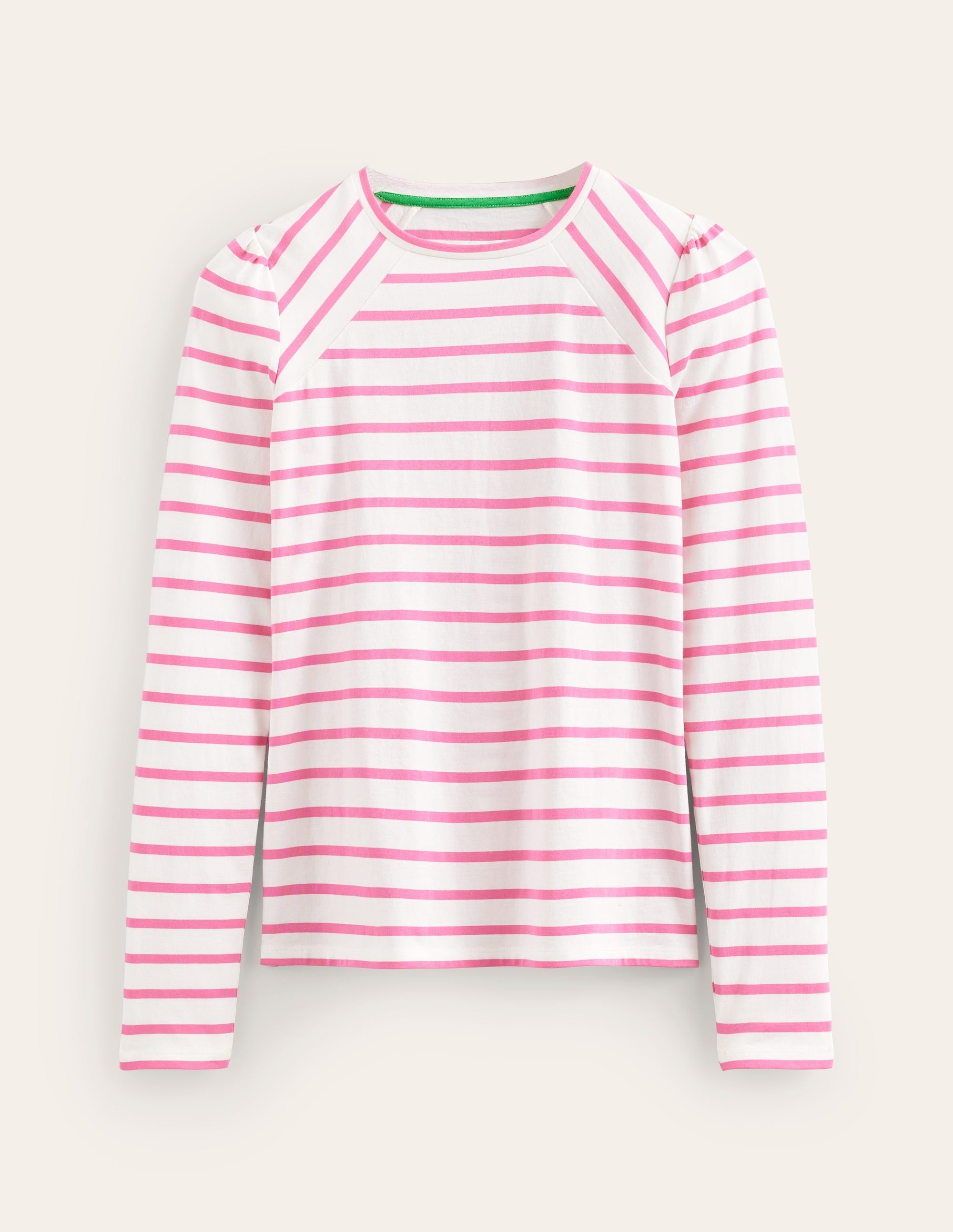Arabella Stripe T-Shirt-Sangria Sunset - Image 5