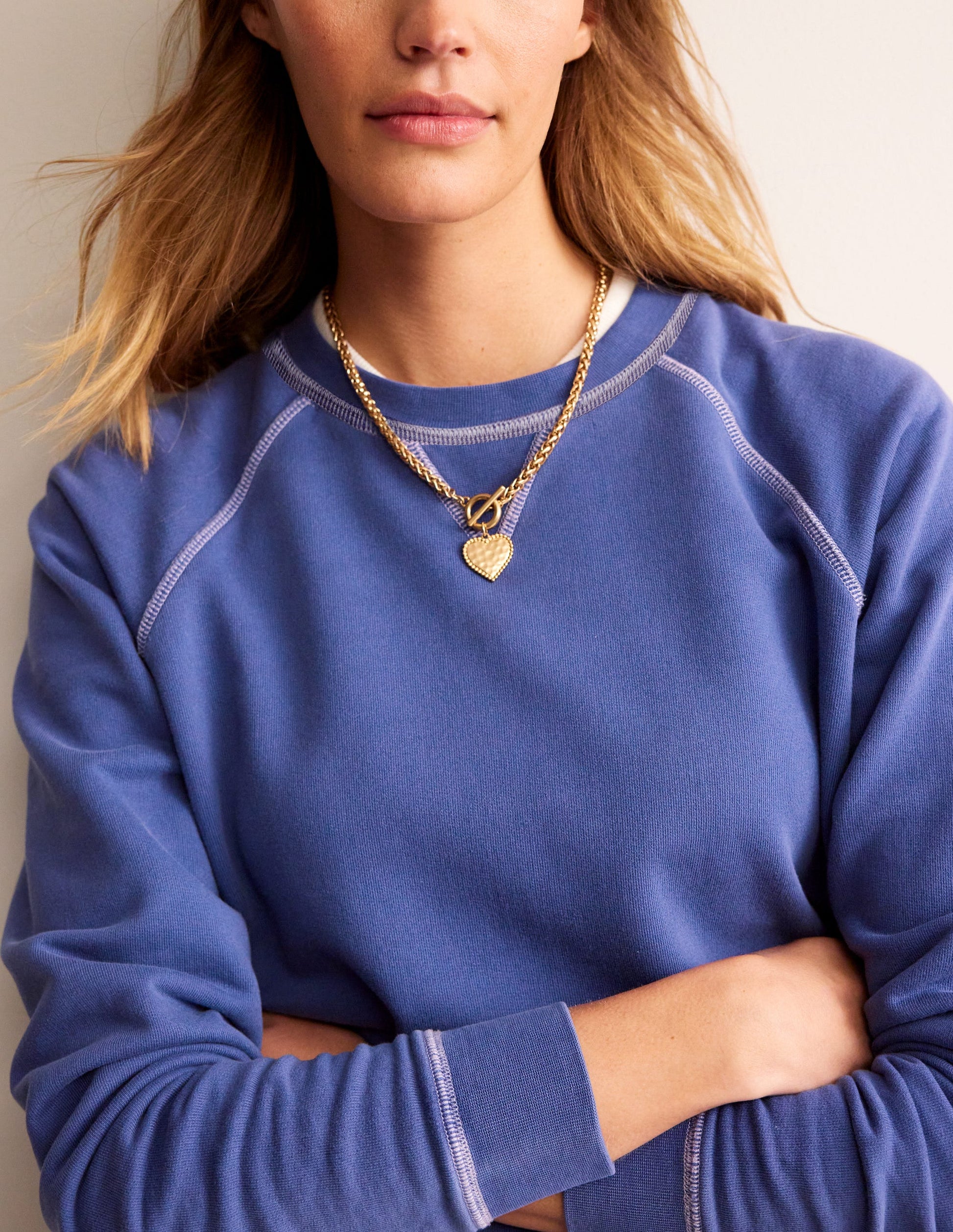 Washed Raglan Sweatshirt-Soft Starboard-2
