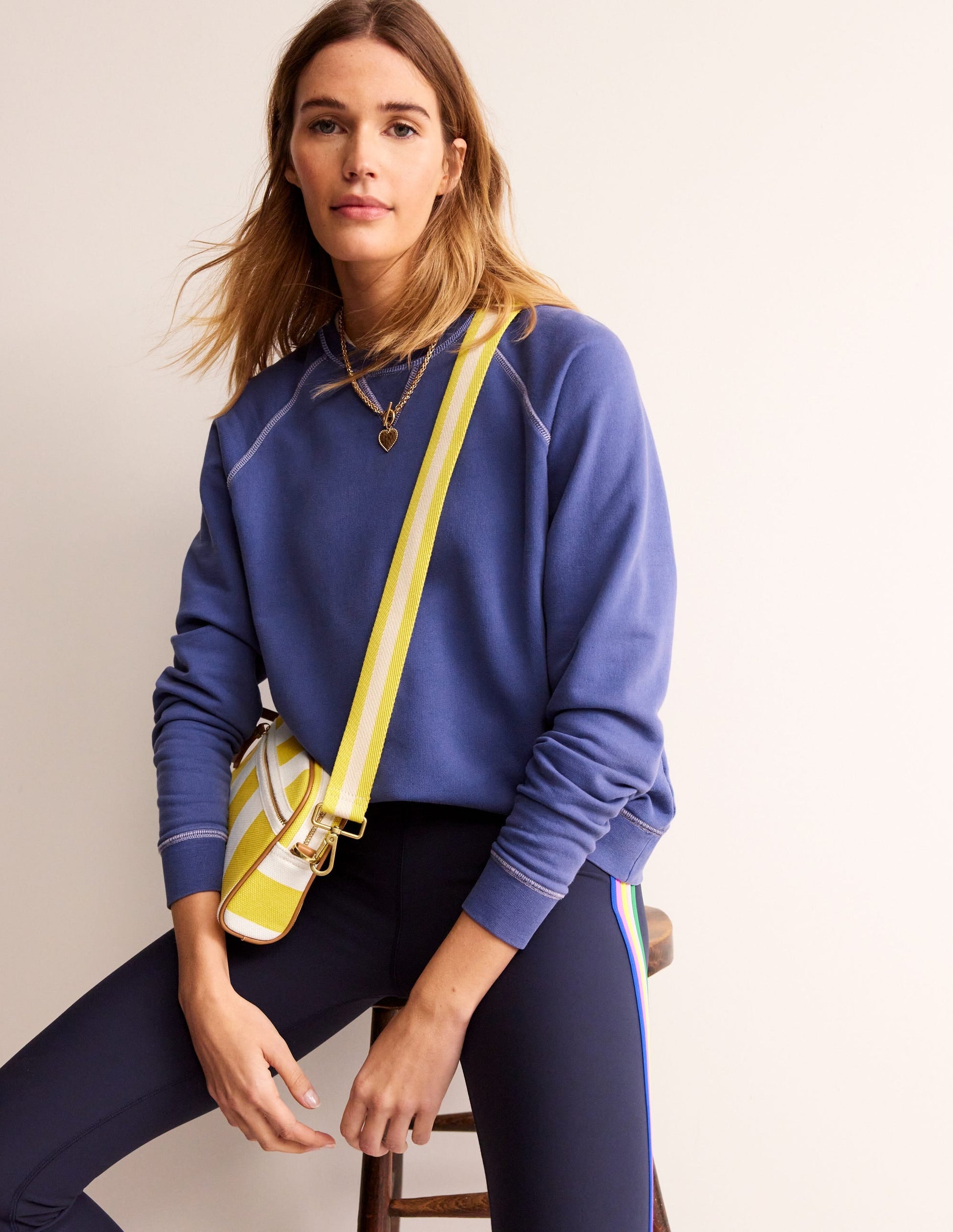 Washed Raglan Sweatshirt-Soft Starboard-4