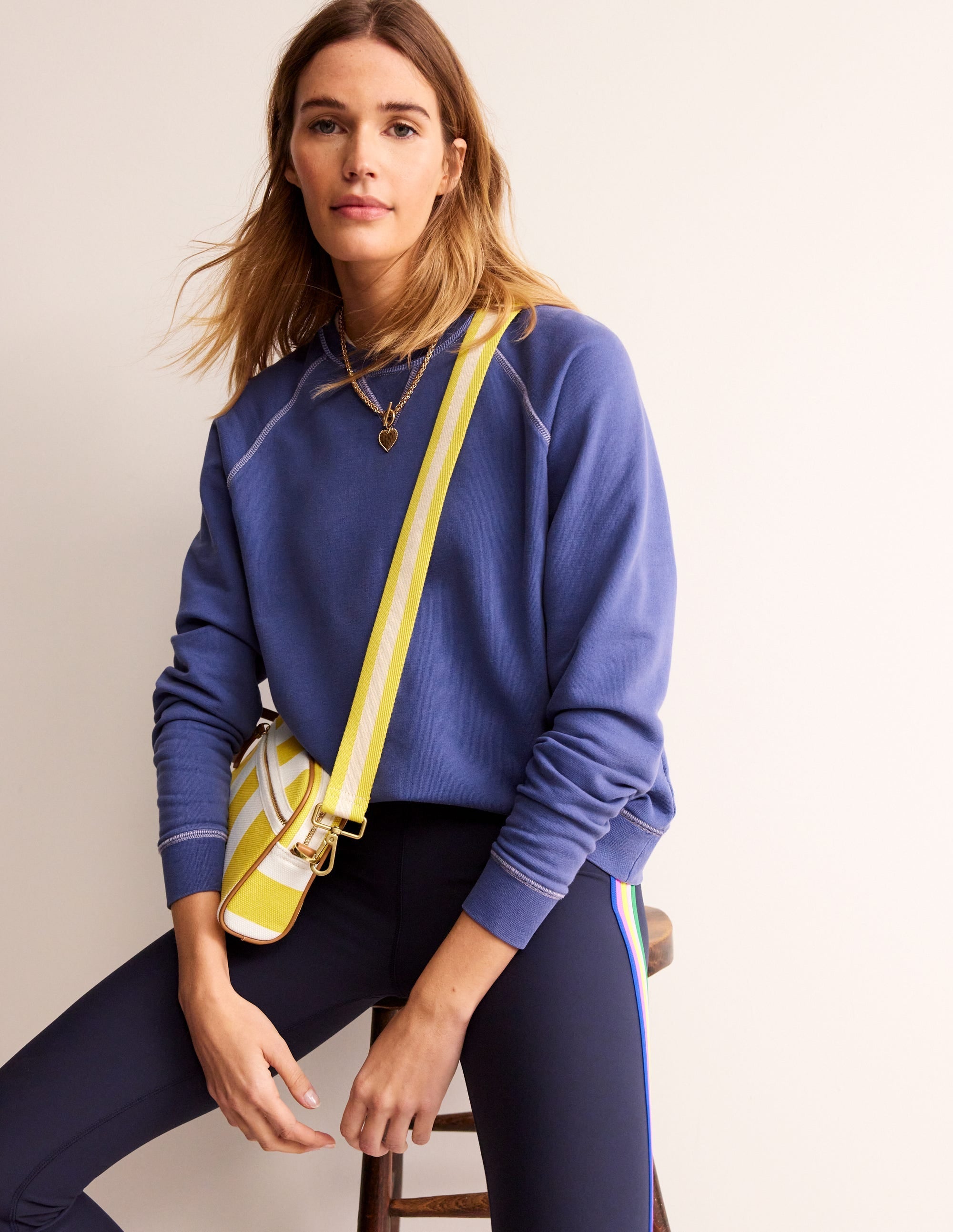Washed Raglan Sweatshirt-Soft Starboard - Image 4