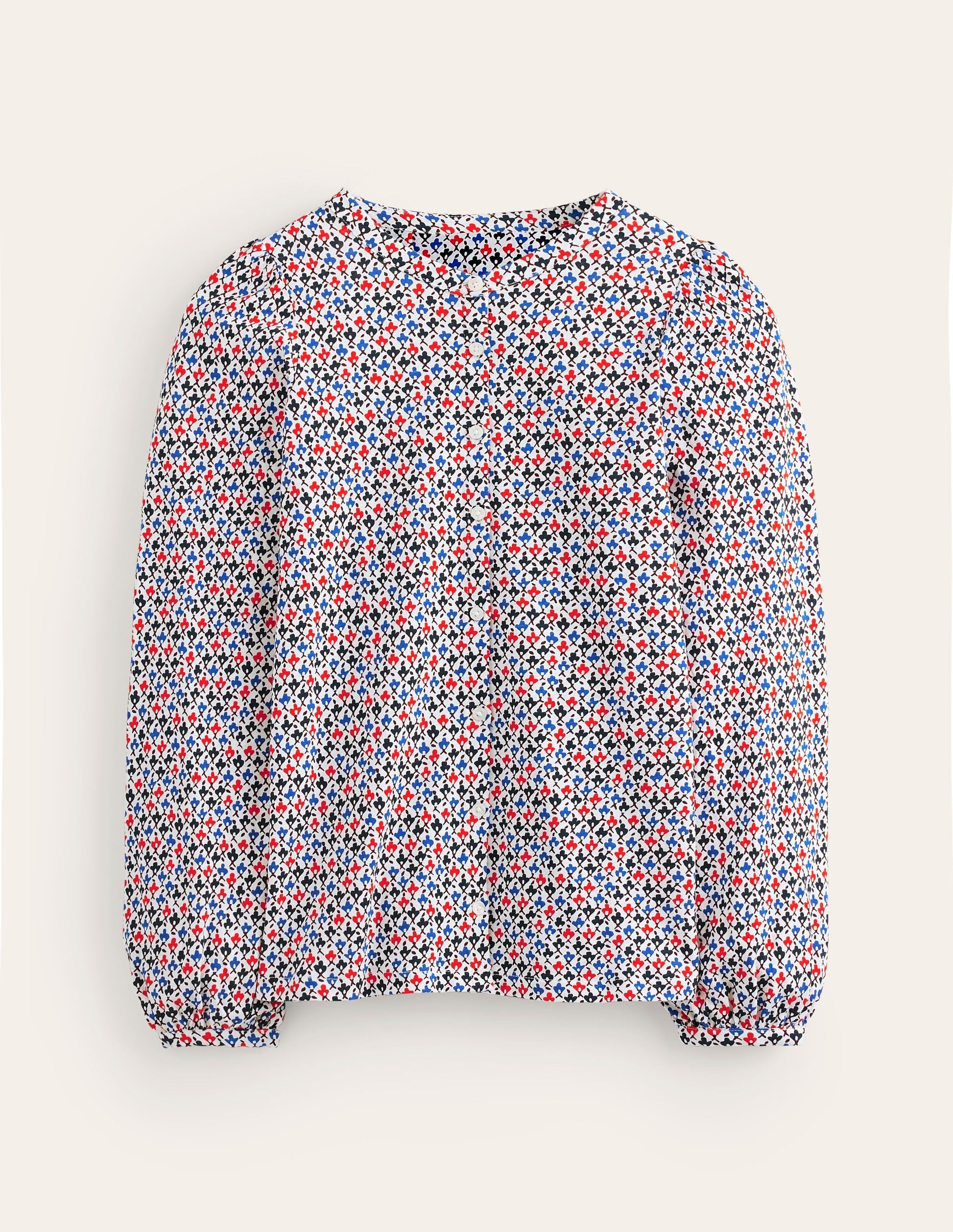 Marina Jersey Shirt-Multi, Trellis Bud-5