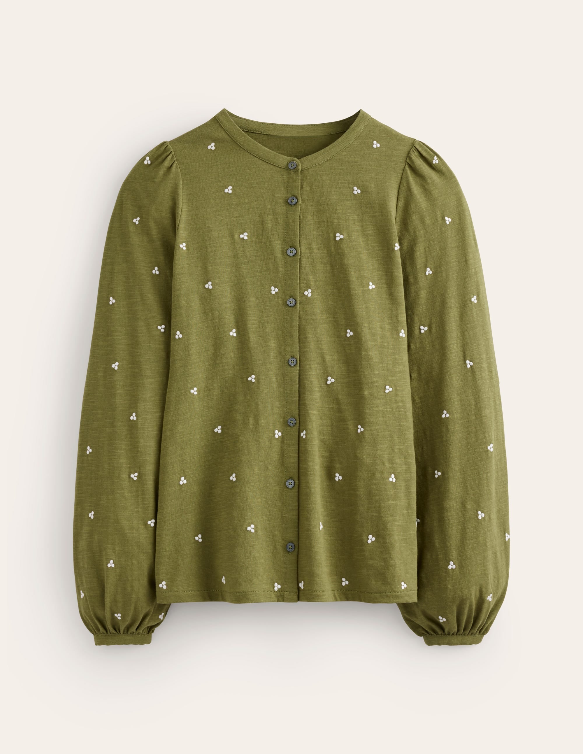 Marina Embroidered Shirt-Mayfly, Embroidered - Image 5
