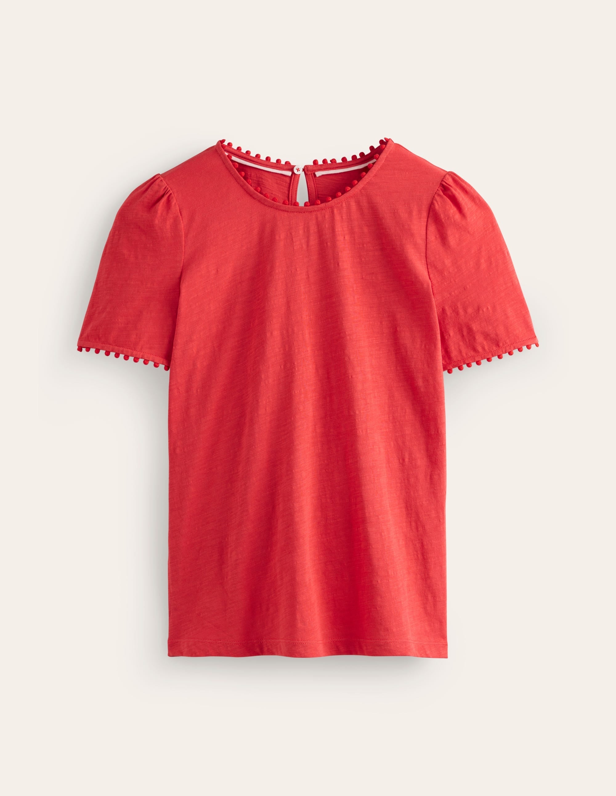 Ali Jersey T-Shirt-Flame Scarlet - Image 5