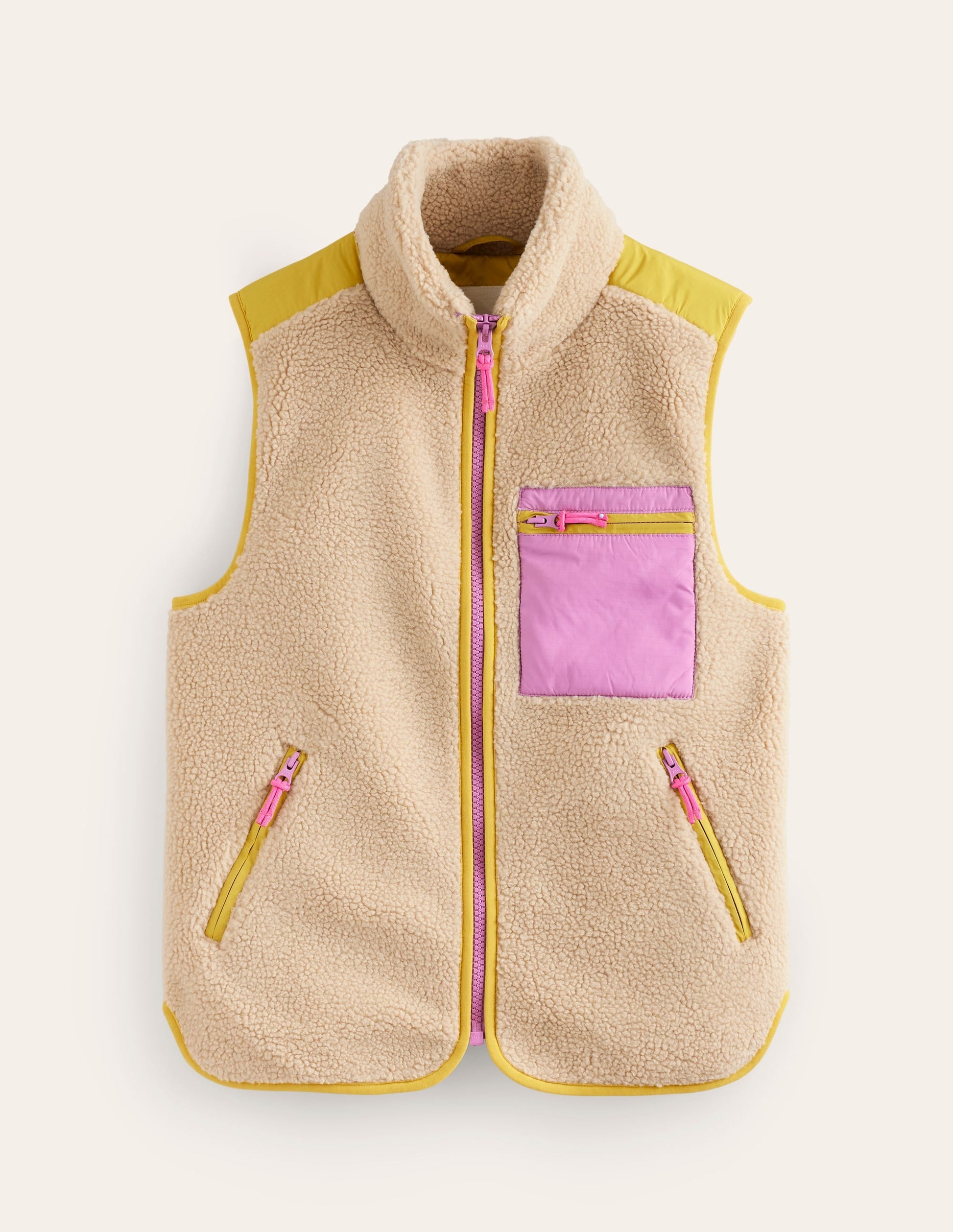 Borg Gilet-Mulberry, Antique Moss-5