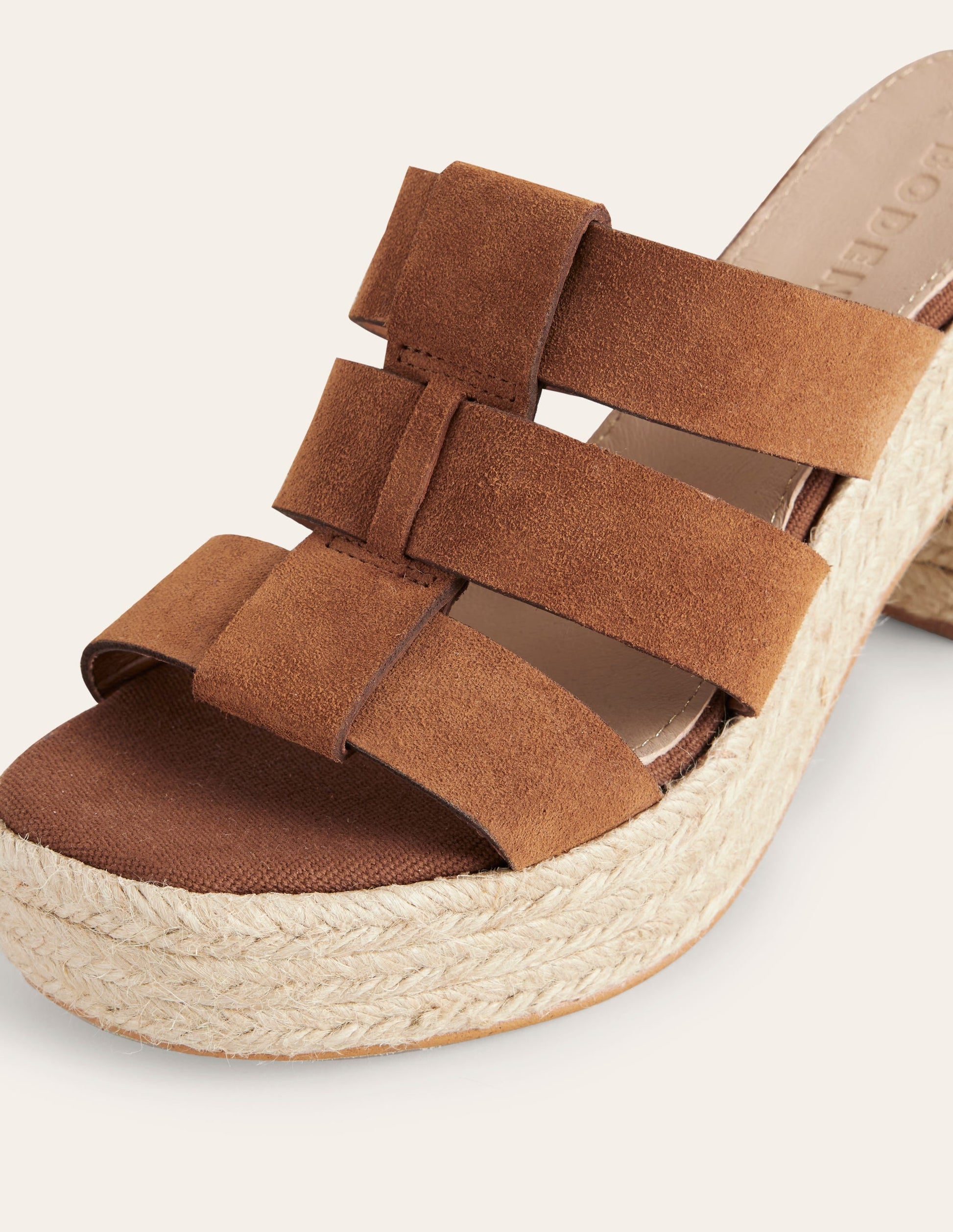 Heeled Espadrille Sandals-Tan-4