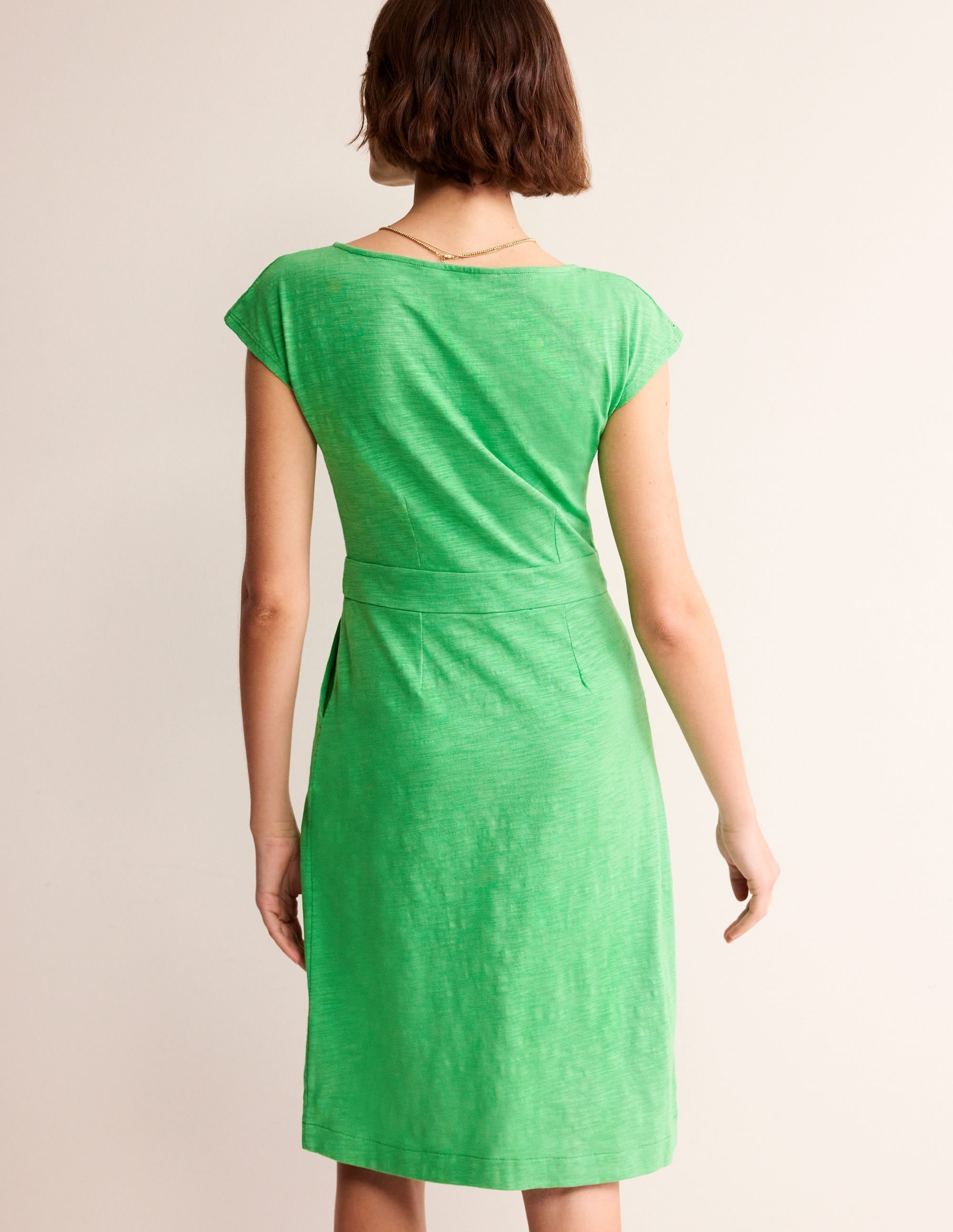 Florrie Broderie Dress-Kelly Green - Image 3