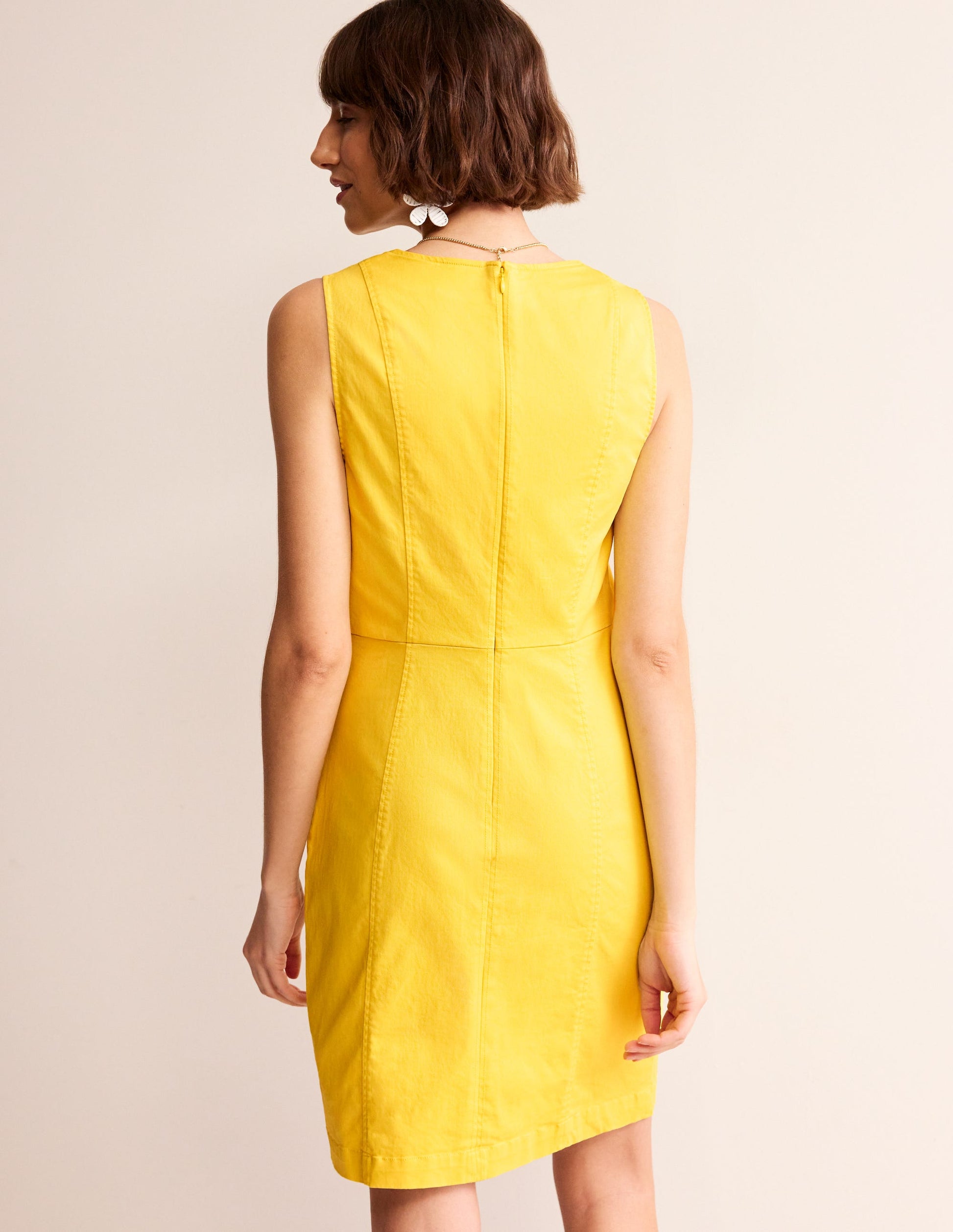 Helena Chino Short Dress-Passionfruit-3