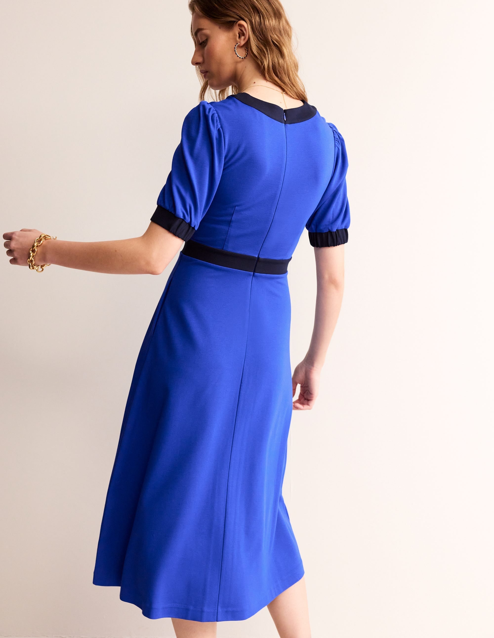 Philippa Ponte Midi Dress-Surf the Web - Image 3