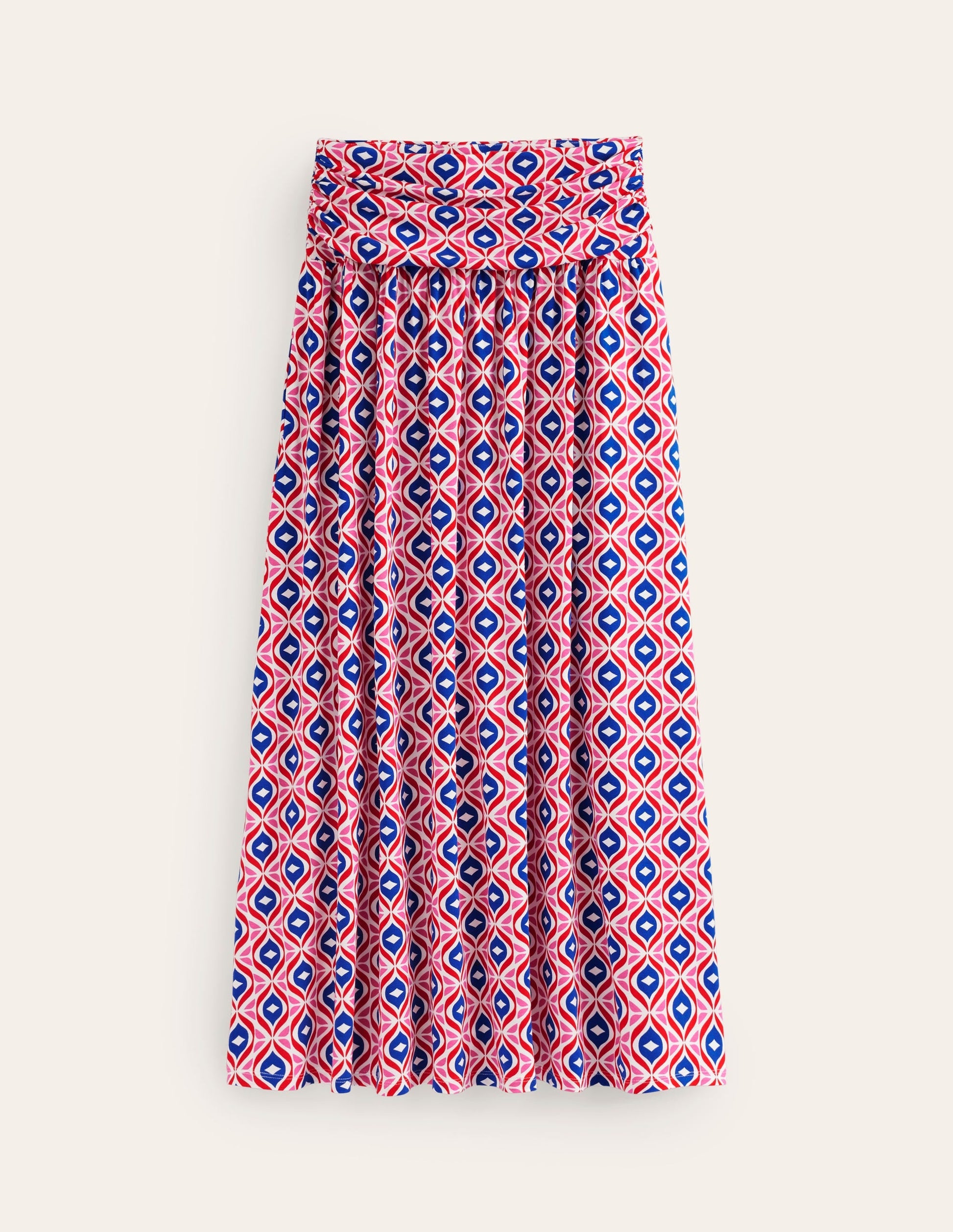 Rosaline Jersey Skirt-Rubicondo, Diamond Wave-5